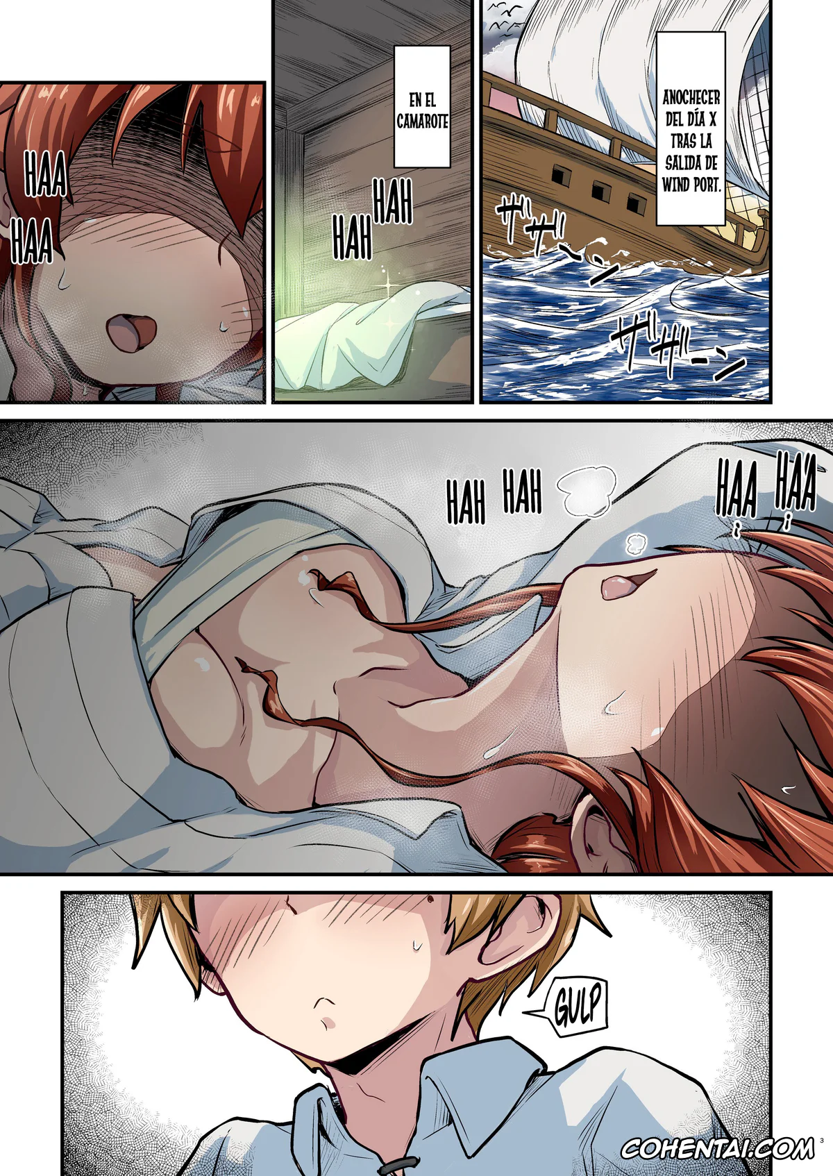 Mushoku Tensei ~Isekai Ittara Honki Dasu~ xxx, Eris Boreas Greyrat xxx, Rudeus Greyrat xxx, Mushoku! (Aka) | ¡Mushoku! (Rojo) (Mushoku Tensei ~Isekai Ittara Honki Dasu~), pagina 4