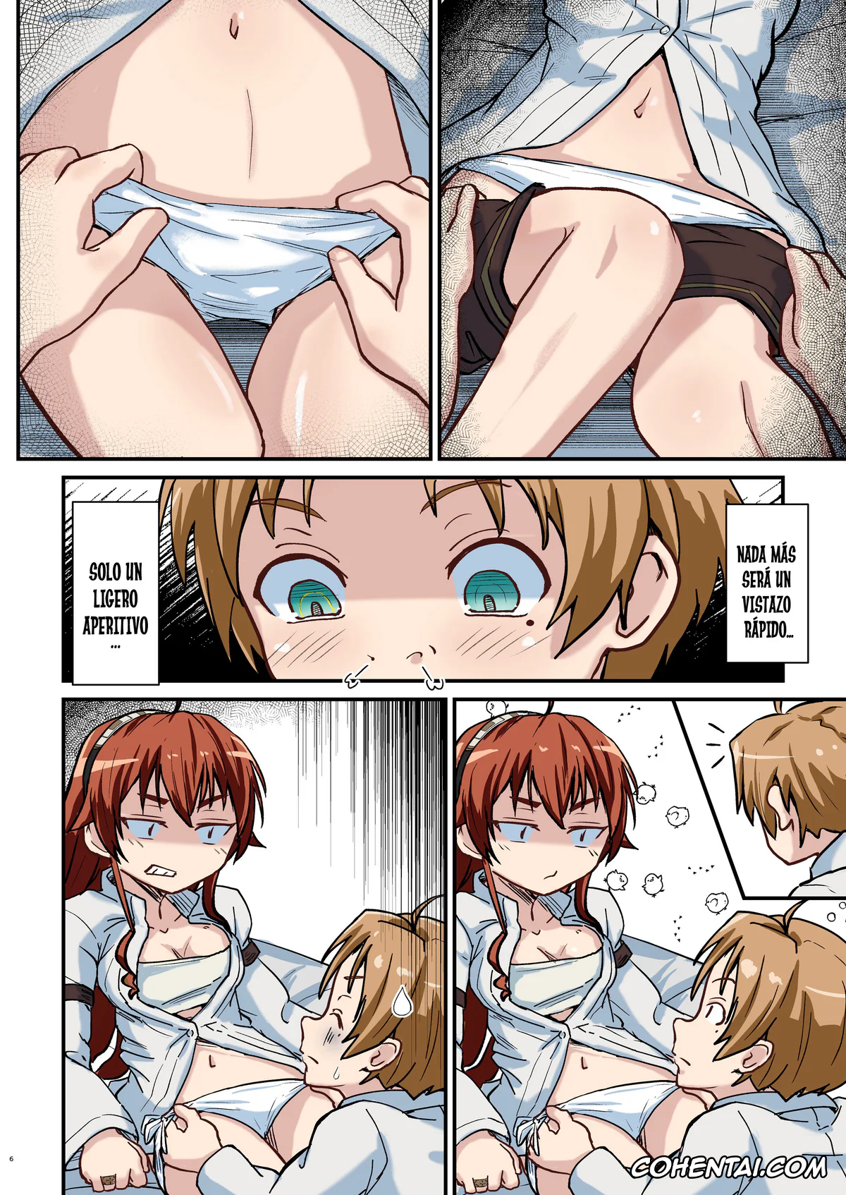 Mushoku Tensei ~Isekai Ittara Honki Dasu~ xxx, Eris Boreas Greyrat xxx, Rudeus Greyrat xxx, Mushoku! (Aka) | ¡Mushoku! (Rojo) (Mushoku Tensei ~Isekai Ittara Honki Dasu~), pagina 7