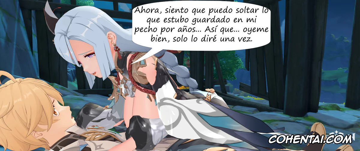 Genshin Impact hentai, Shenhe Desatada, pagina 33