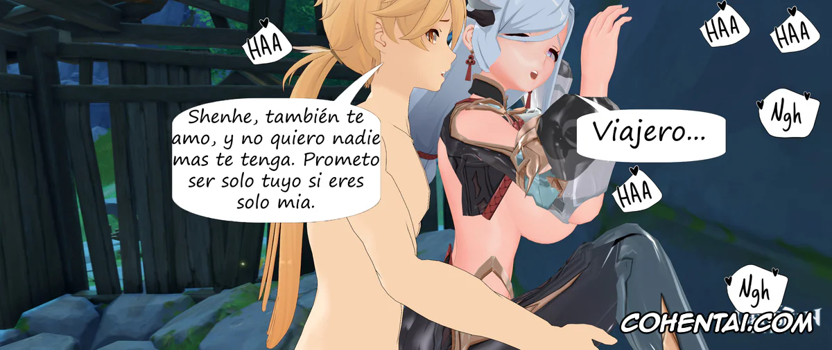 Genshin Impact porno, Shenhe Desatada, pagina 86