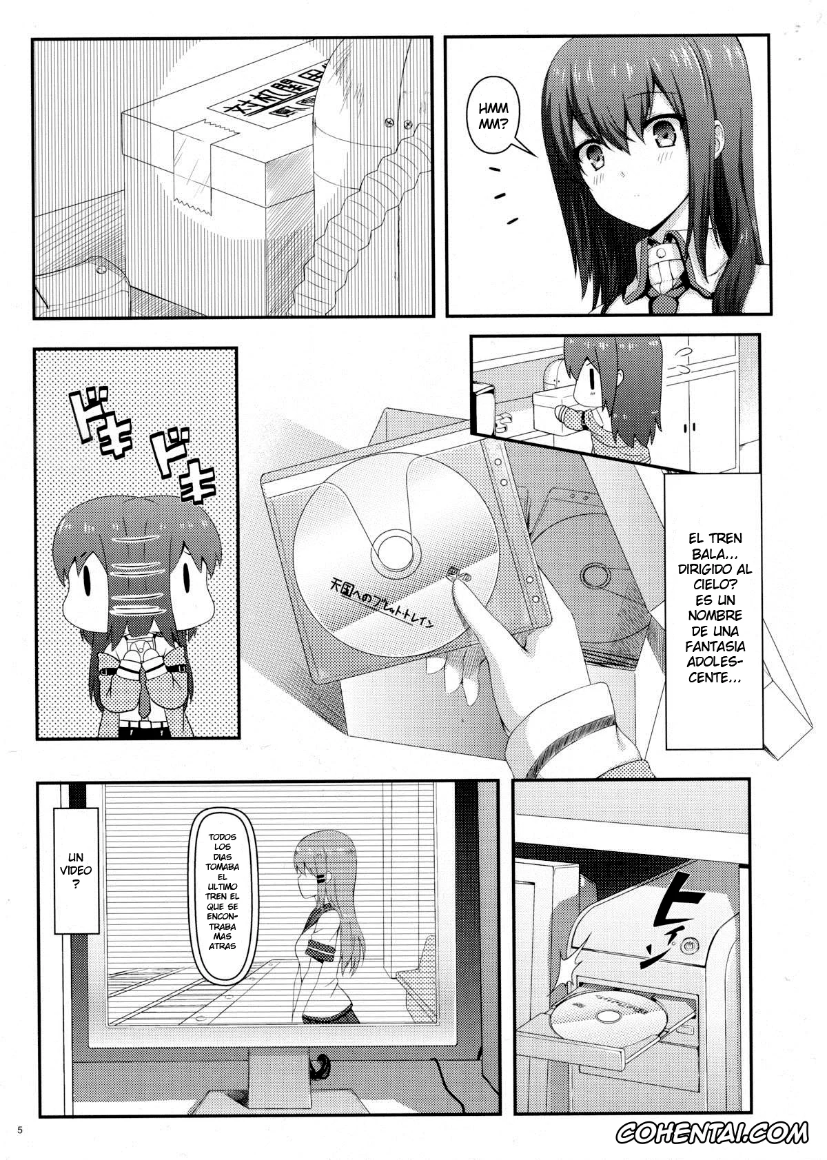 Steins;Gate porno, Kurisu Makise porno, Rintarou Okabe | Okarin porno, Tengoku e no Bullet Train (Steins;Gate), pagina 5