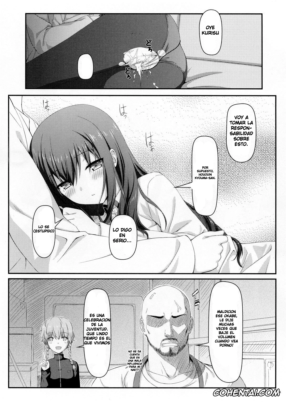 Steins;Gate hentai, Kurisu Makise hentai, Rintarou Okabe | Okarin hentai, Tengoku e no Bullet Train (Steins;Gate), pagina 24