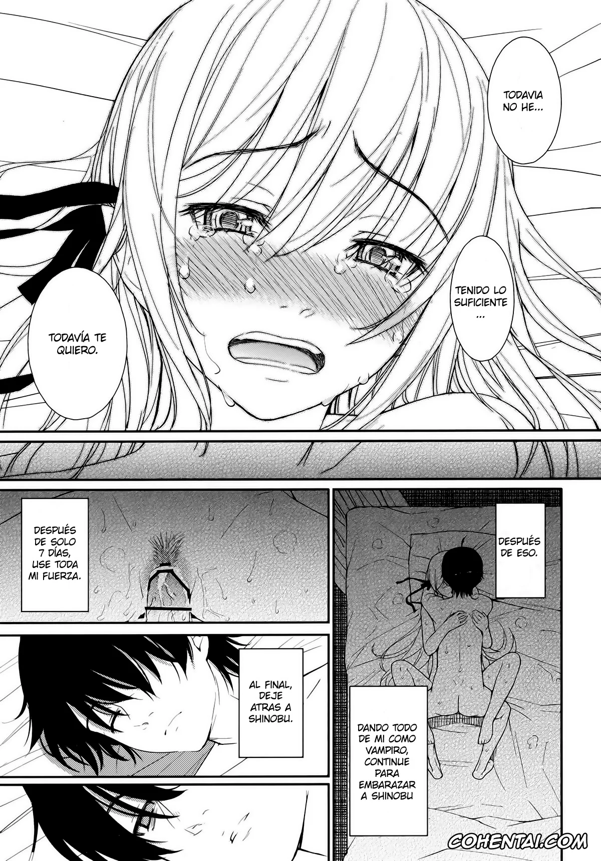 Bakemonogatari xxx, Kiss-Shot Acerola-Orion Heart-Under-Blade xxx, Koyomi Araragi xxx, Bakeonigatari (Bakemonogatari), pagina 22