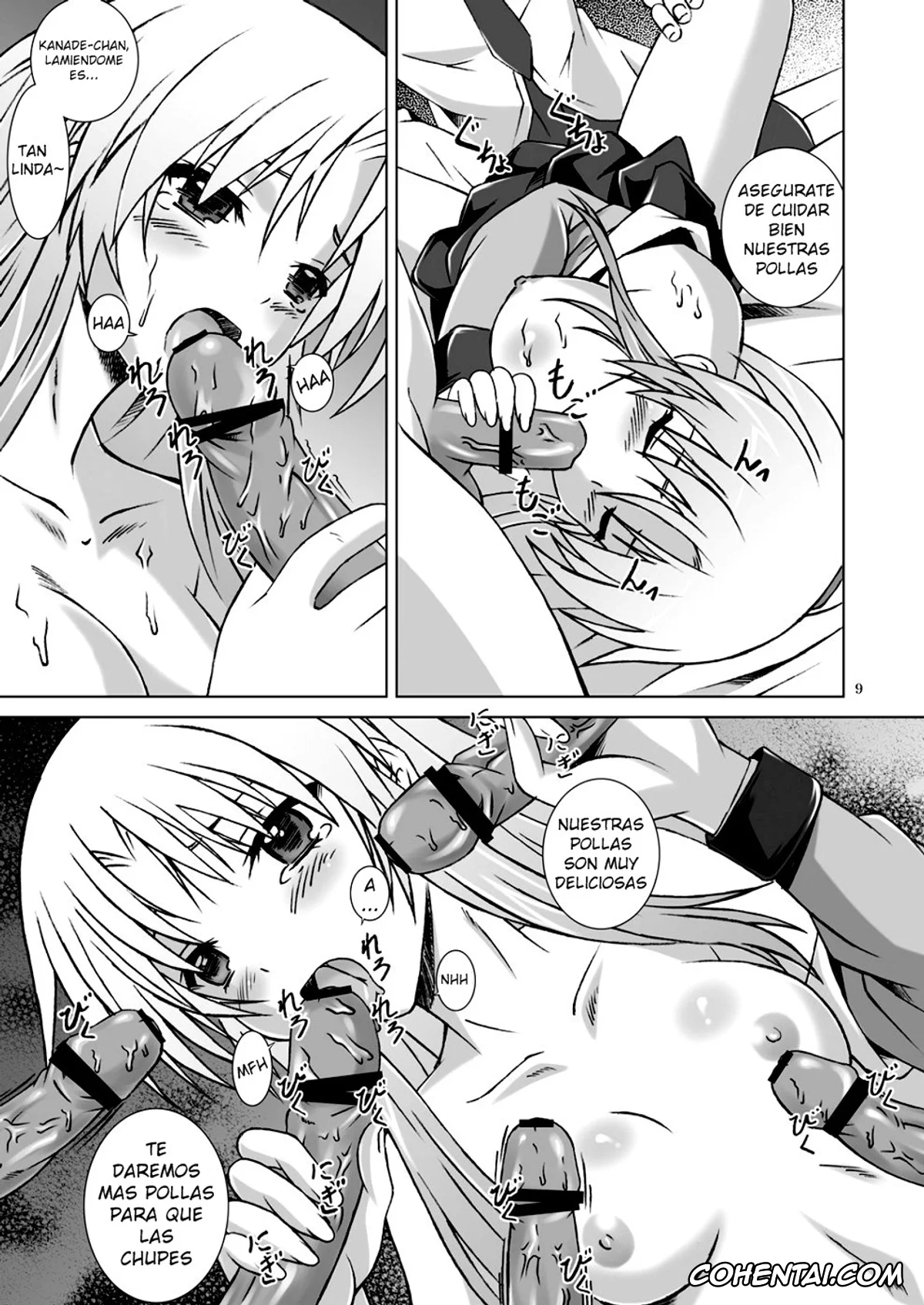 Angel Beats porno, Kanade Tachibana porno, Amaki Shi yo, Kitare (Angel Beats!), pagina 8