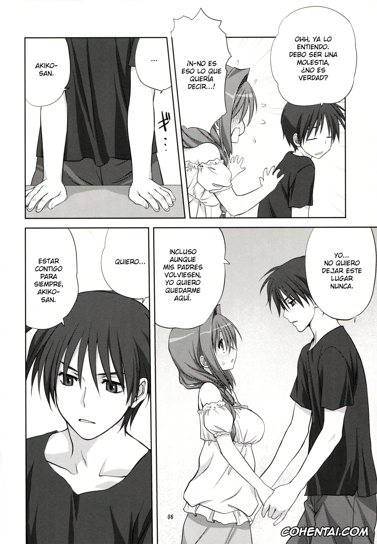 Kanon hentai, Akiko Minase hentai, Yuuichi Aizawa hentai, Akiko-san to Issho 8 (Kanon), pagina 6