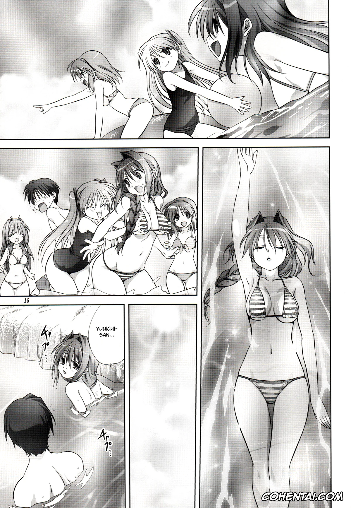 Kanon hentai, Akiko Minase hentai, Yuuichi Aizawa hentai, Akiko-san to Issho 8 (Kanon), pagina 15