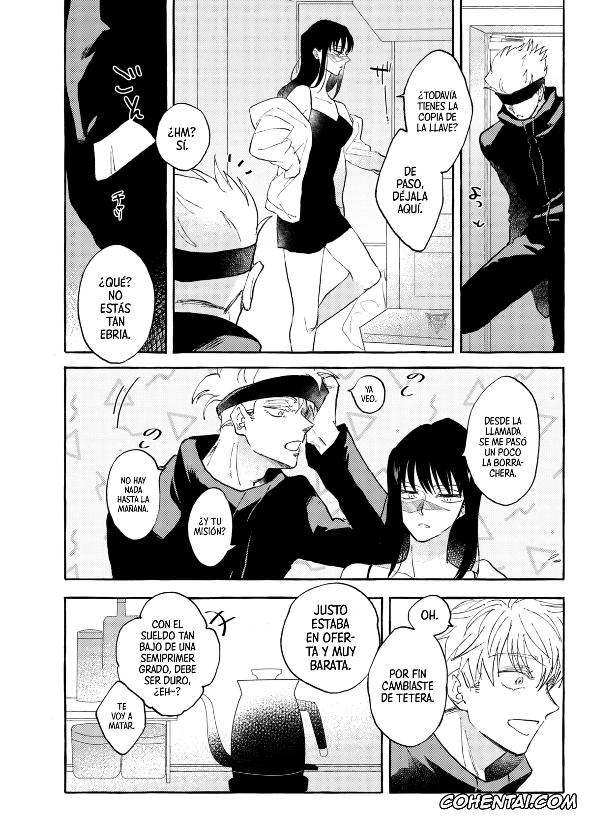 Jujutsu Kaisen hentai, Satoru Gojo hentai, Utahime Iori hentai, Shaula (Jujutsu Kaisen), pagina 3
