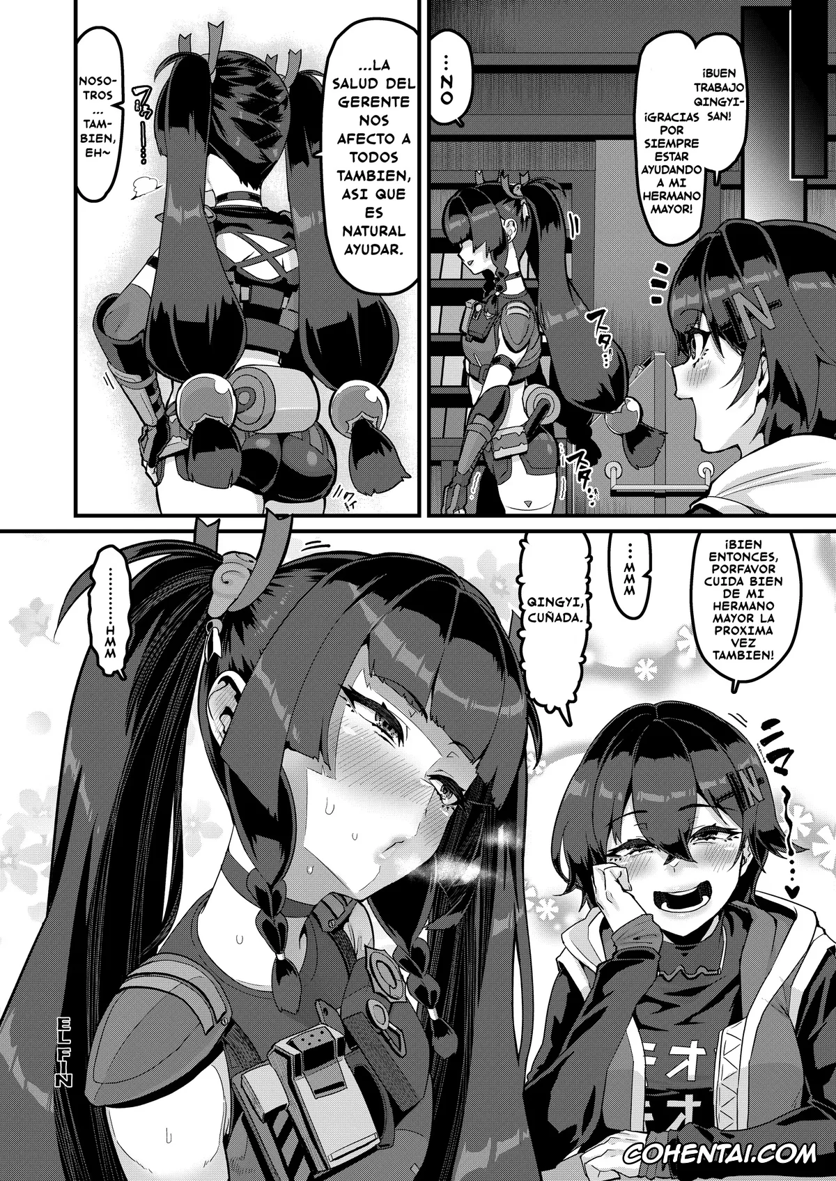 Zenless Zone Zero hentai, Qingyi hentai, Wise hentai, Kojin Houmonda yo Qingyi-san | Es una visita personal, Qingyi-san (Zenless Zone Zero), pagina 24