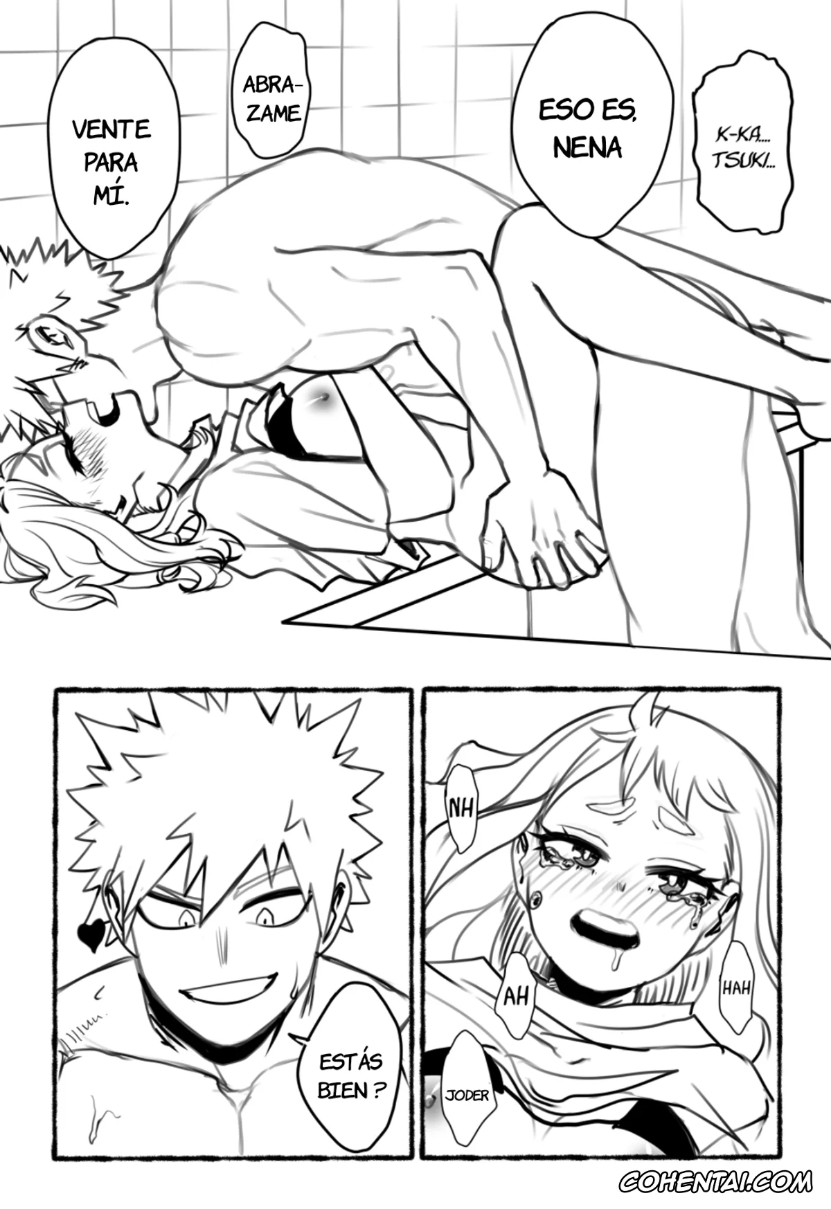 My Hero Academia | Boku No Hero Academia xxx, Katsuki Bakugou xxx, Ochako Uraraka xxx, A mi novia le gusta usar mi ropa y eso me excita (Boku no Hero Academia), pagina 10