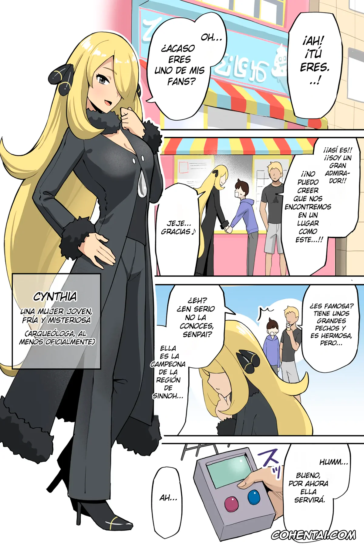 Pokemon | Pocket Monsters xxx, Cynthia xxx, Cómo usar la máquina de sincronización 02 (Pokémon), pagina 1