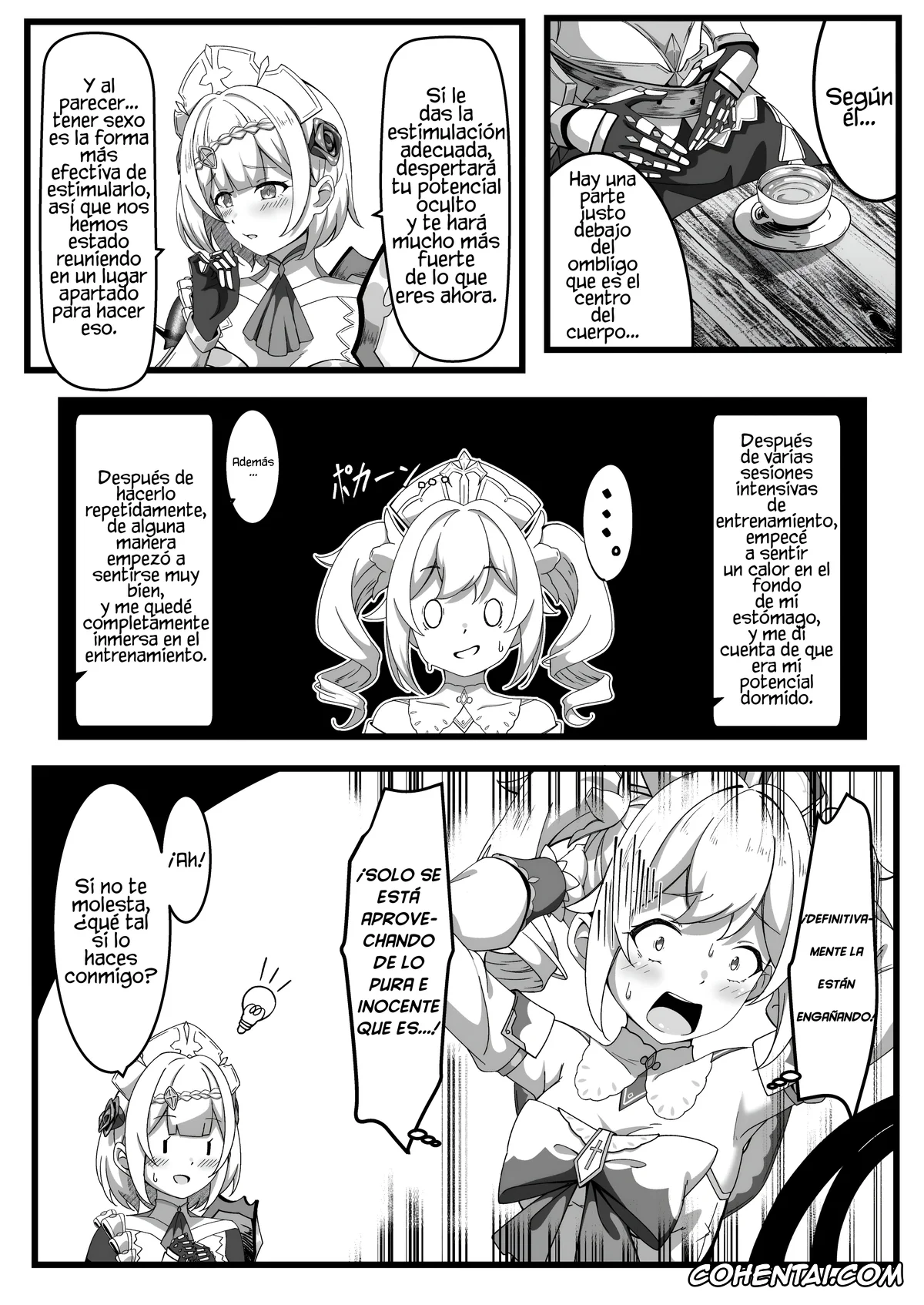Genshin Impact porno, Barbara Pegg porno, Noelle porno, Issho ni Seichou Shichaimashou! (Genshin Impact), pagina 11