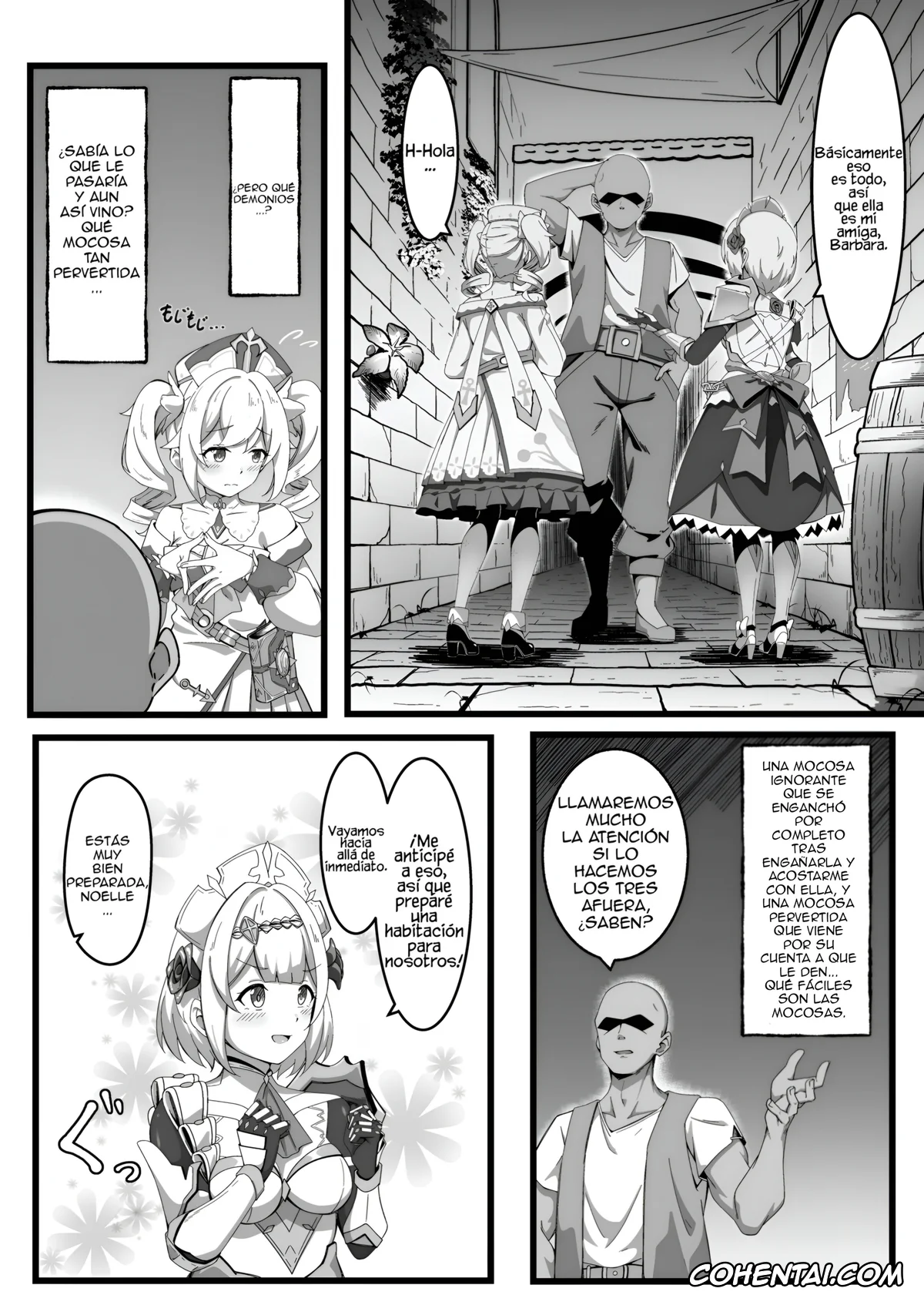Genshin Impact xxx, Barbara Pegg xxx, Noelle xxx, Issho ni Seichou Shichaimashou! (Genshin Impact), pagina 13