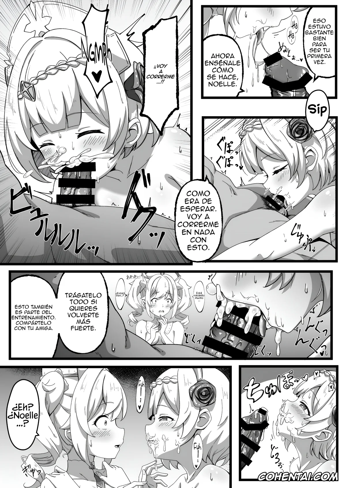 Genshin Impact xxx, Barbara Pegg xxx, Noelle xxx, Issho ni Seichou Shichaimashou! (Genshin Impact), pagina 16