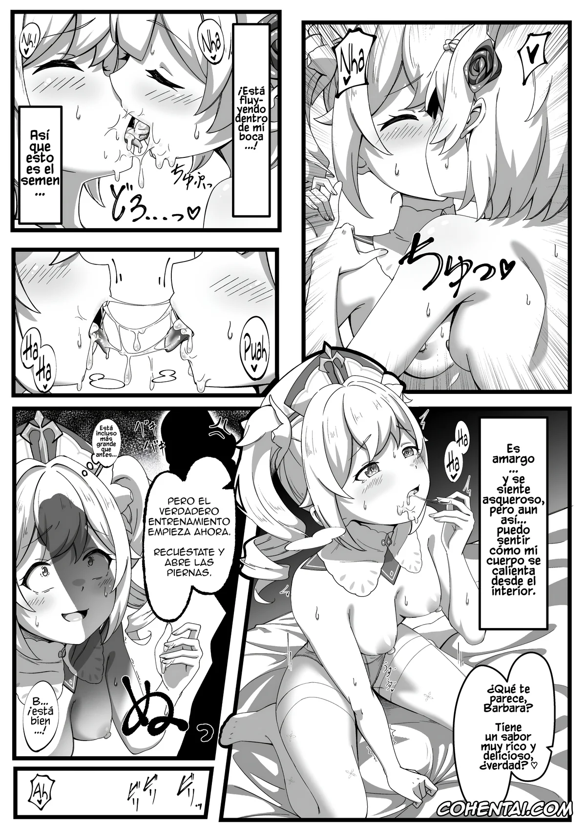 Genshin Impact porno, Barbara Pegg porno, Noelle porno, Issho ni Seichou Shichaimashou! (Genshin Impact), pagina 17