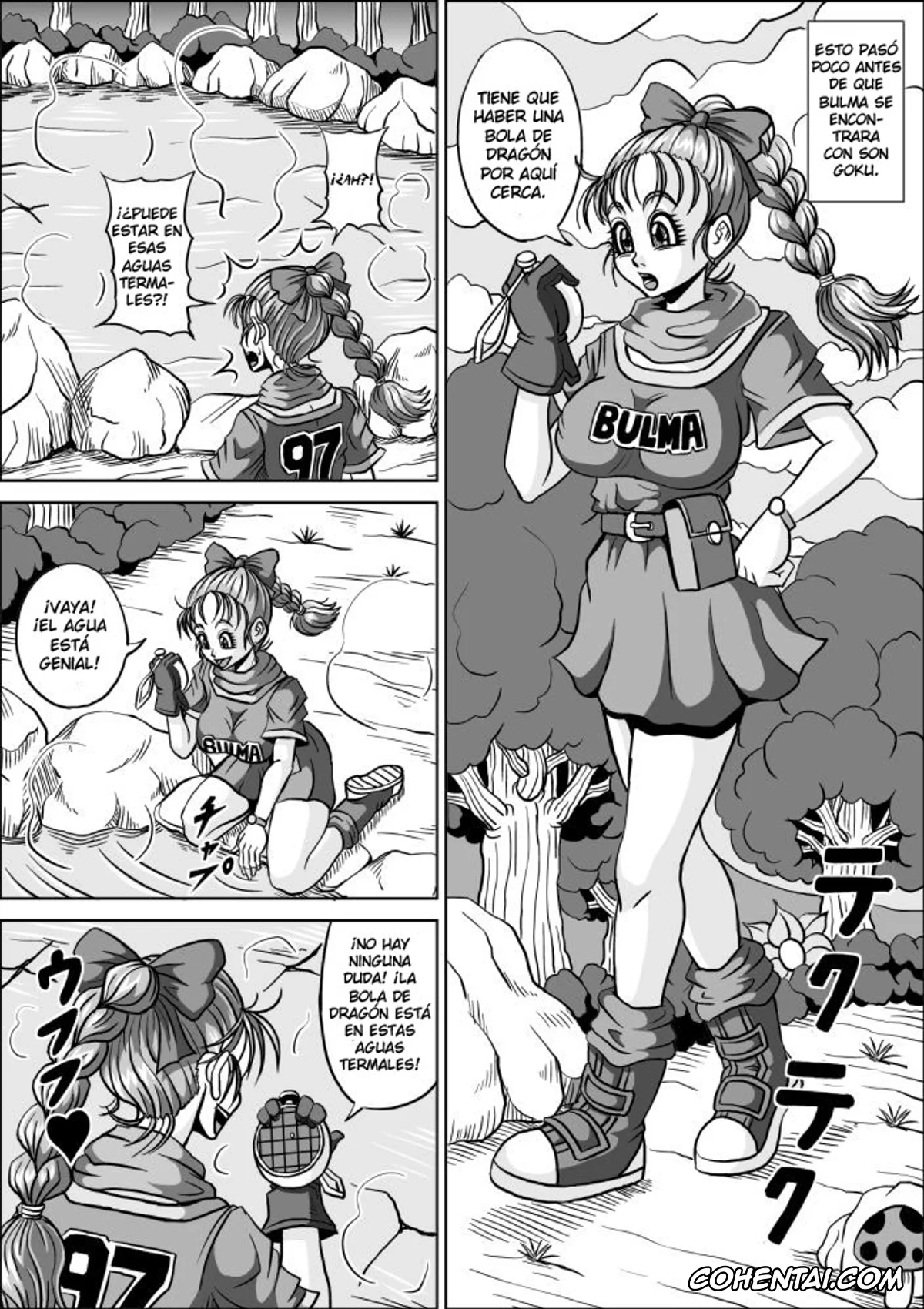 Dragon Ball hentai, Bulma Briefs hentai, Onsen Jijii VS Bulma (Dragon Ball), pagina 6