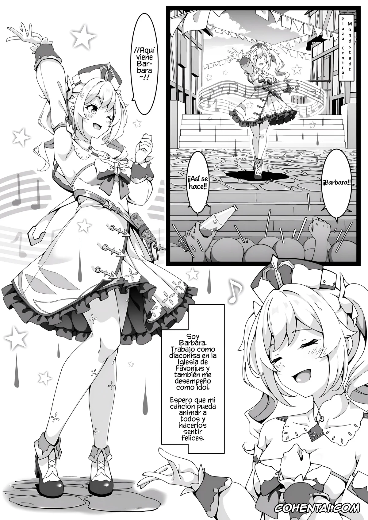 Genshin Impact xxx, Barbara Pegg xxx, Jiyuu no Kuni no Idol – La Idol de la Nación de la Libertad (Genshin Impact) + Extras, pagina 4