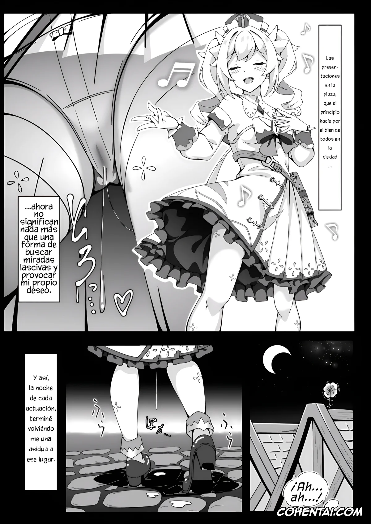 Genshin Impact hentai, Barbara Pegg hentai, Jiyuu no Kuni no Idol – La Idol de la Nación de la Libertad (Genshin Impact) + Extras, pagina 12