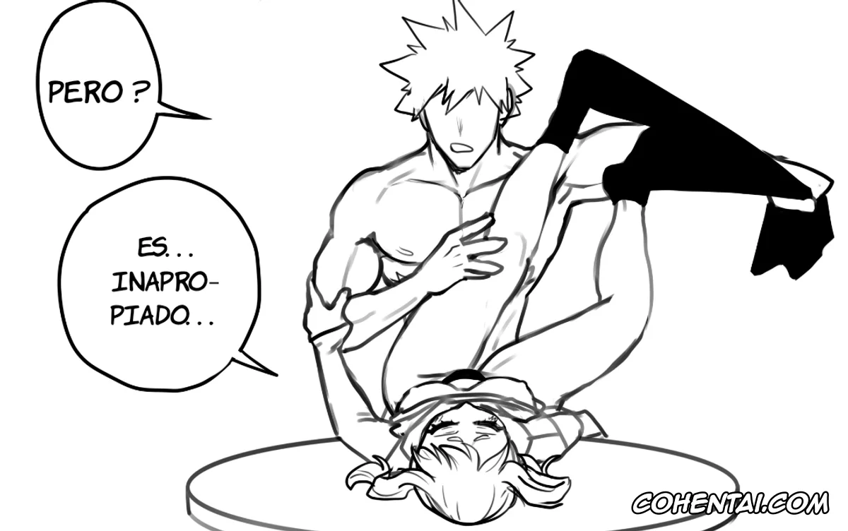 My Hero Academia | Boku No Hero Academia xxx, Katsuki Bakugou xxx, Ochako Uraraka xxx, Asesino de al Lado (Boku no Hero Academia), pagina 349