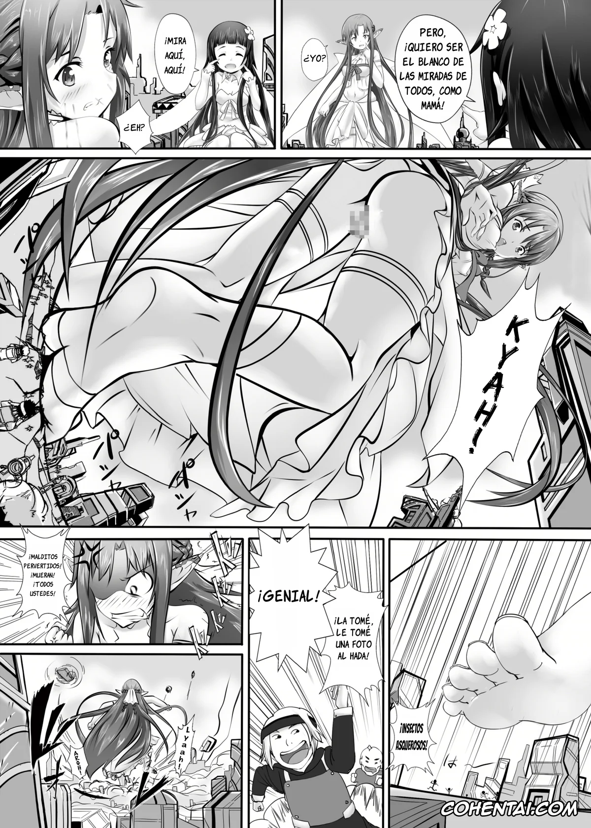 Sword Art Online porno, Asuna Yuuki porno, Kazuto Kirigaya | Kirito porno, Shino Asada | Sinon porno, BUG ART ONLINE (Sword Art Online), pagina 8