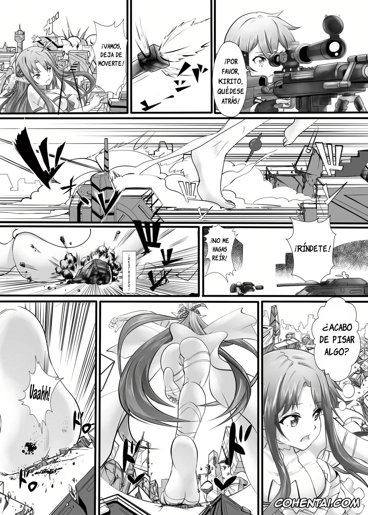 Sword Art Online xxx, Asuna Yuuki xxx, Kazuto Kirigaya | Kirito xxx, Shino Asada | Sinon xxx, BUG ART ONLINE (Sword Art Online), pagina 10