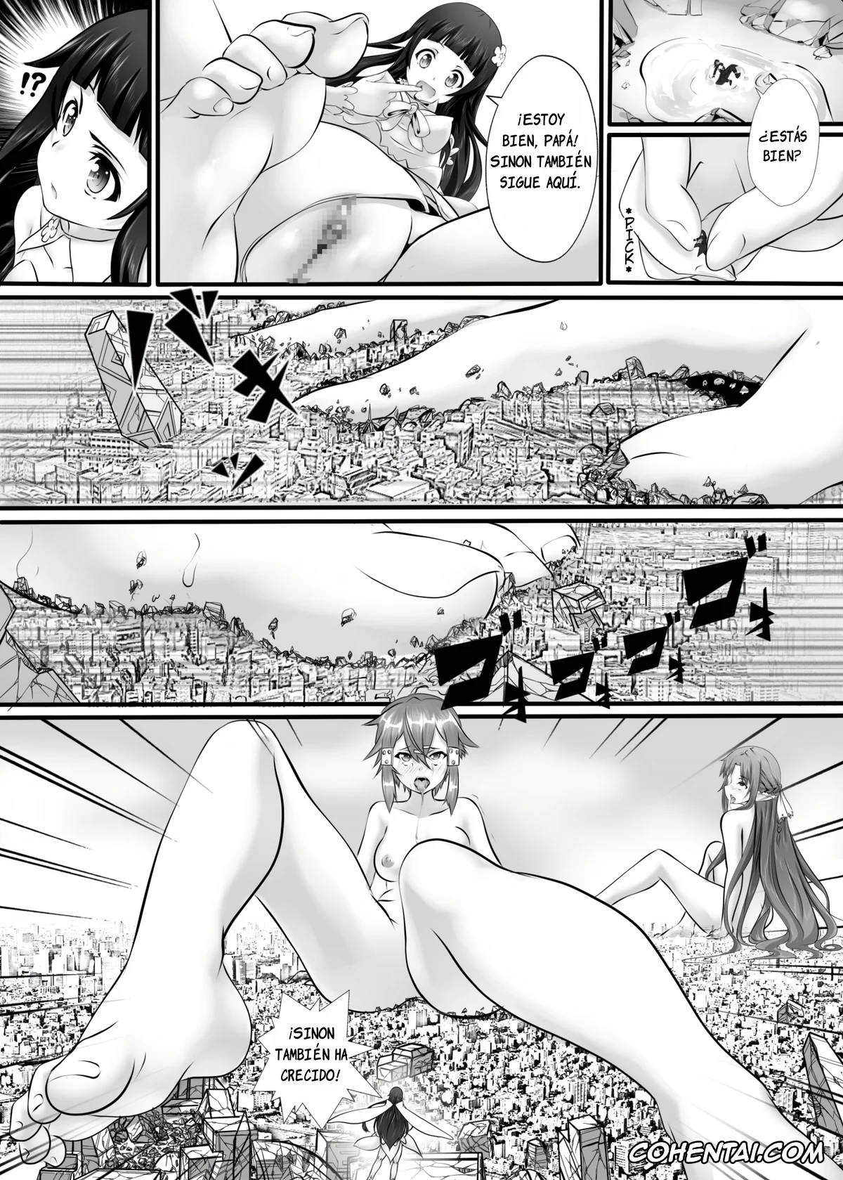 Sword Art Online hentai, Asuna Yuuki hentai, Kazuto Kirigaya | Kirito hentai, Shino Asada | Sinon hentai, BUG ART ONLINE (Sword Art Online), pagina 21