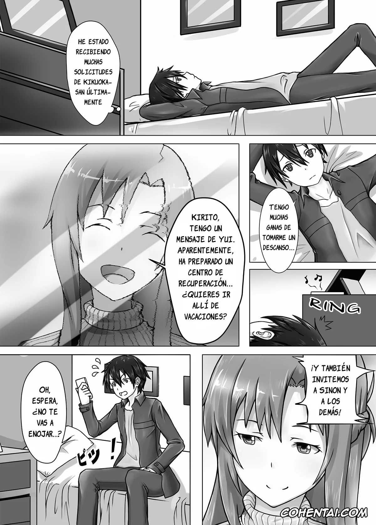 Sword Art Online hentai, Asuna Yuuki hentai, Bug Art Online 2.0 (Sword Art Online), pagina 6