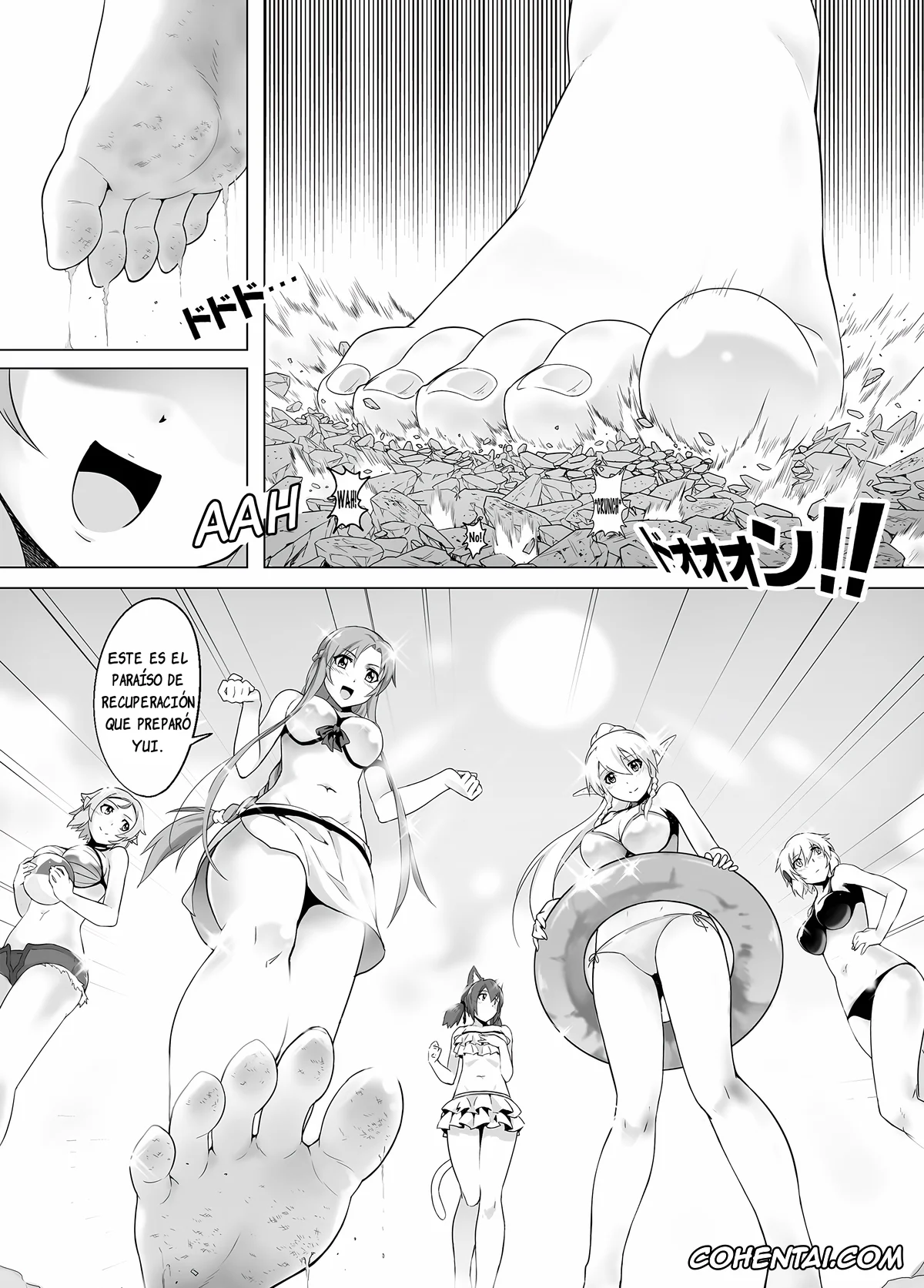 Sword Art Online porno, Asuna Yuuki porno, Bug Art Online 2.0 (Sword Art Online), pagina 8