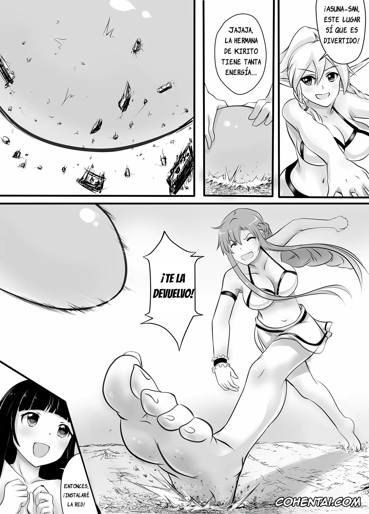 Sword Art Online porno, Asuna Yuuki porno, Bug Art Online 2.0 (Sword Art Online), pagina 14