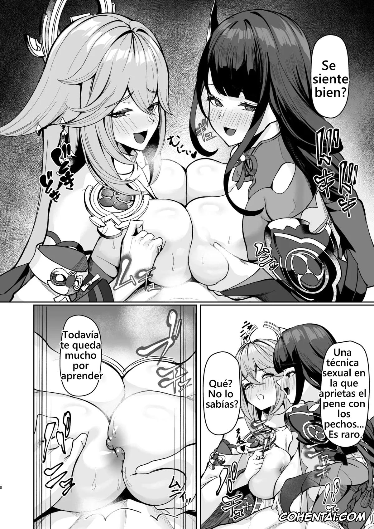Genshin Impact xxx, Raiden Shogun xxx, Yae Miko xxx, Inazuma no Seikyouiku (Genshin Impact), pagina 7