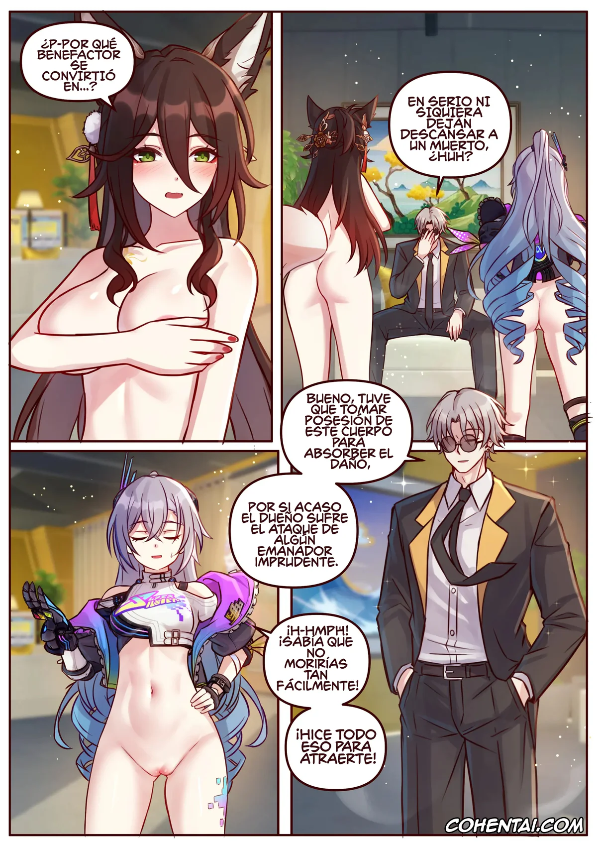 Honkai: Star Rail hentai, Silver Wolf hentai, Skott hentai, Stelle hentai, Tingyun hentai, Finish SW999 & Fugue (Honkai: Star Rail), pagina 3
