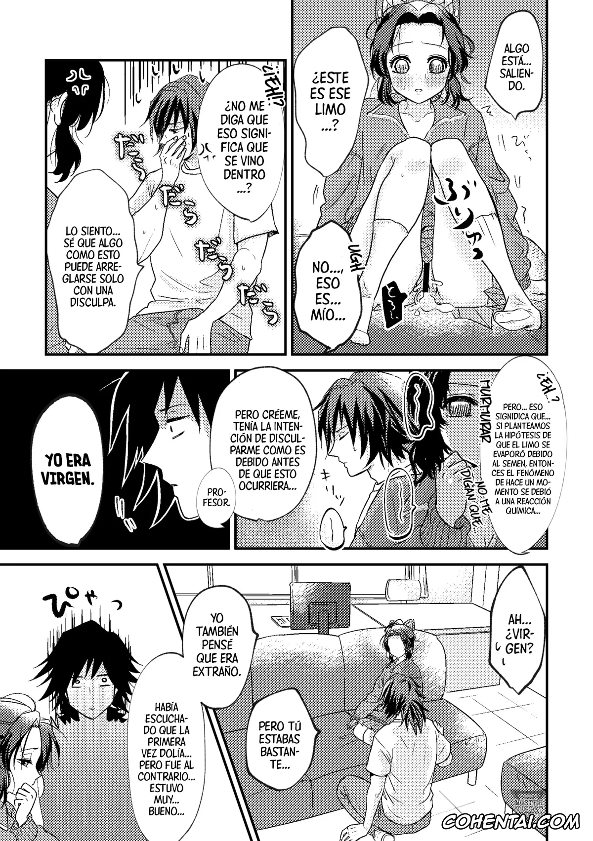 Kimetsu No Yaiba | Demon Slayer xxx, Giyuu Tomioka xxx, Shinobu Kochou xxx, Sensei Souteigai no Jitai desu! | ¡Profesor, esta es una situación inesperada! (Kimetsu no Yaiba), pagina 34