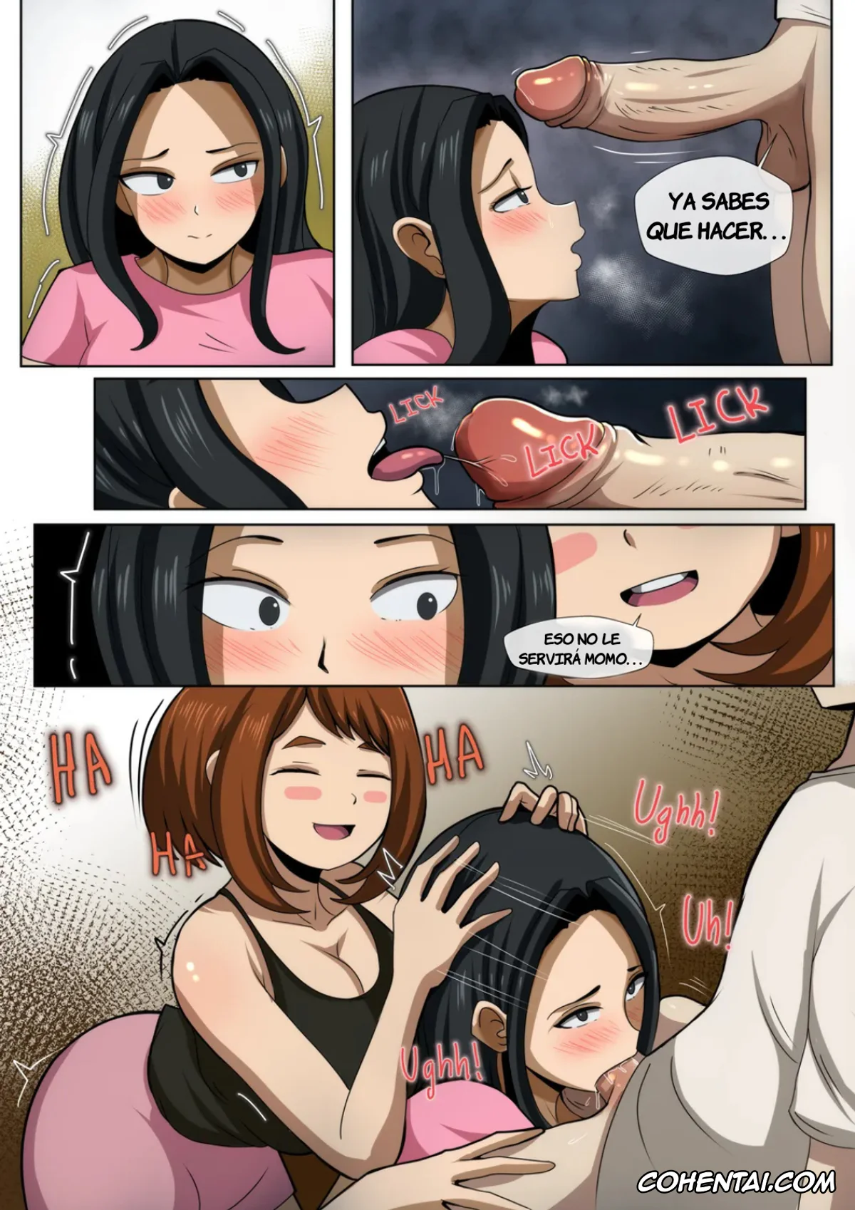 My Hero Academia | Boku No Hero Academia xxx, Momo Yaoyorozu xxx, Ochako Uraraka xxx, Heroine Corruption 2 (Boku no Hero Academia), pagina 16