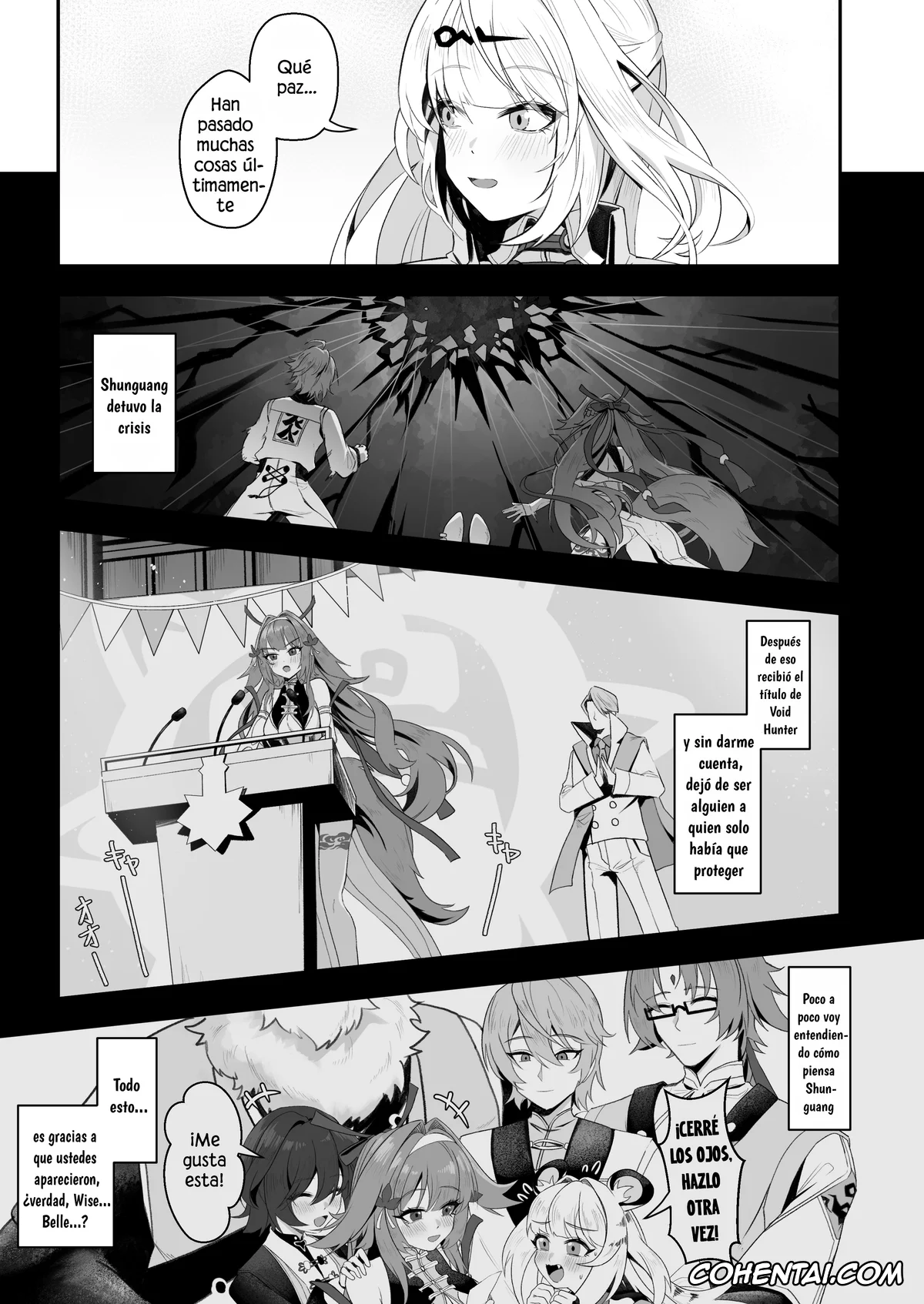 Zenless Zone Zero hentai, Wise hentai, Ye Shunguang hentai, Yixuan hentai, Shishou! Nozoku no Yamete Hayaku Tasuketekudasai! | ¡Maestra! ¡Deje de espiar y ayúdeme! (Zenless Zone Zero), pagina 3