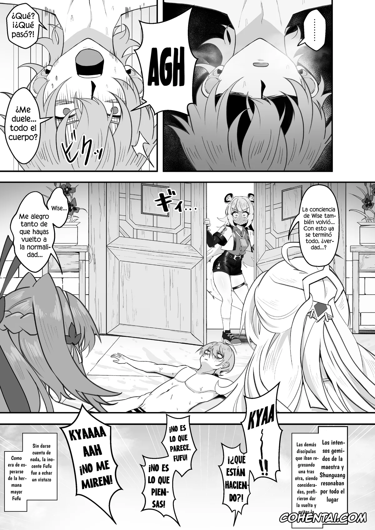 Zenless Zone Zero porno, Wise porno, Ye Shunguang porno, Yixuan porno, Shishou! Nozoku no Yamete Hayaku Tasuketekudasai! | ¡Maestra! ¡Deje de espiar y ayúdeme! (Zenless Zone Zero), pagina 35
