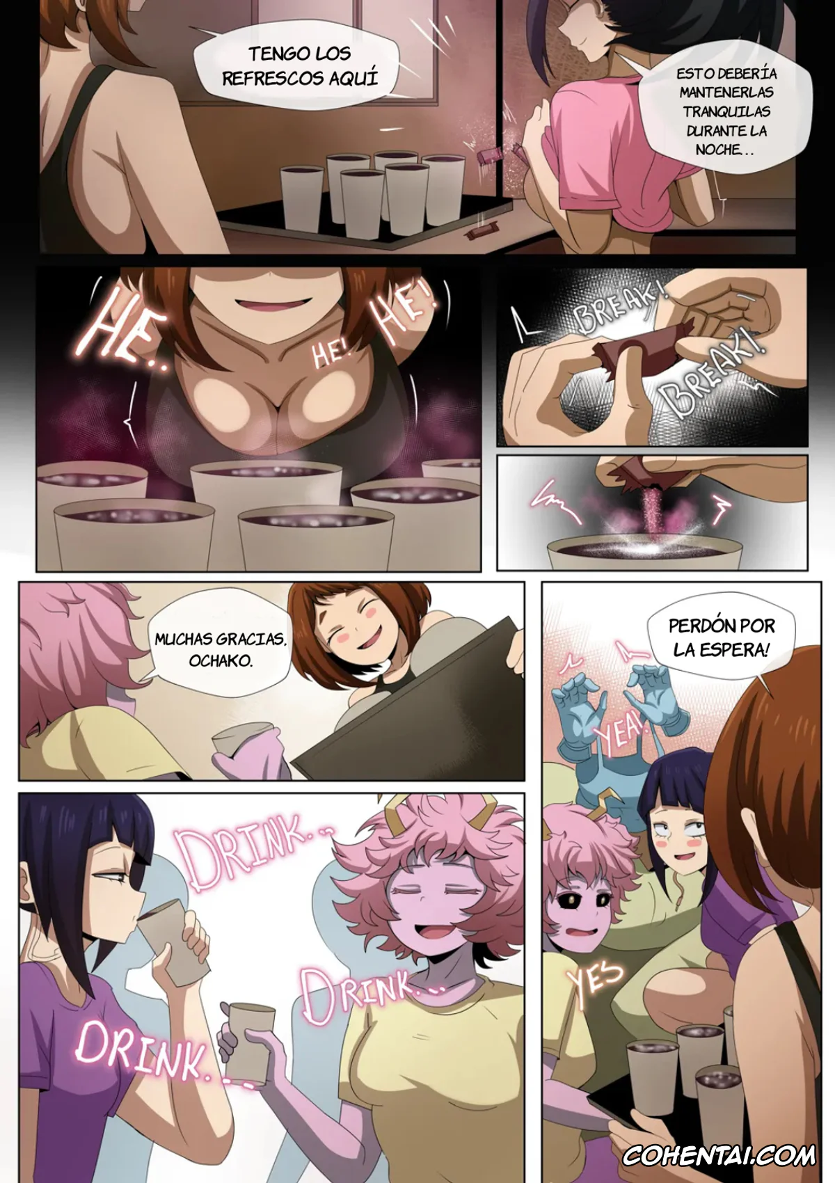 My Hero Academia | Boku No Hero Academia hentai, Kyoka Jiro hentai, Mina Ashido hentai, Momo Yaoyorozu hentai, Ochako Uraraka hentai, Tooru Hagakure hentai, Tsuyu Asui hentai, Heroine Corruption 3 (Boku no Hero Academia), pagina 3