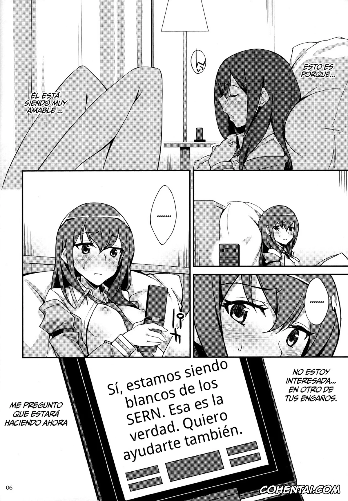 Steins;Gate porno, Kurisu Makise porno, Rintarou Okabe | Okarin porno, Melancholic love (Steins;Gate), pagina 5