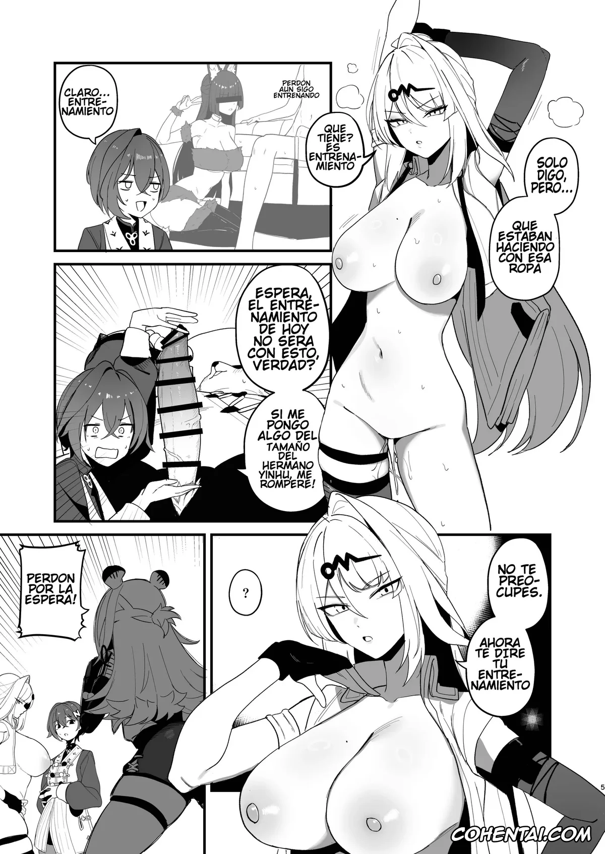 Zenless Zone Zero xxx, Belle xxx, Ju Fufu xxx, Yixuan xxx, Tekitoukan no Mottomo Tekitou na Ichinichi | El dia mas aleatorio en el templo Suibian (Zenless Zone Zero), pagina 4