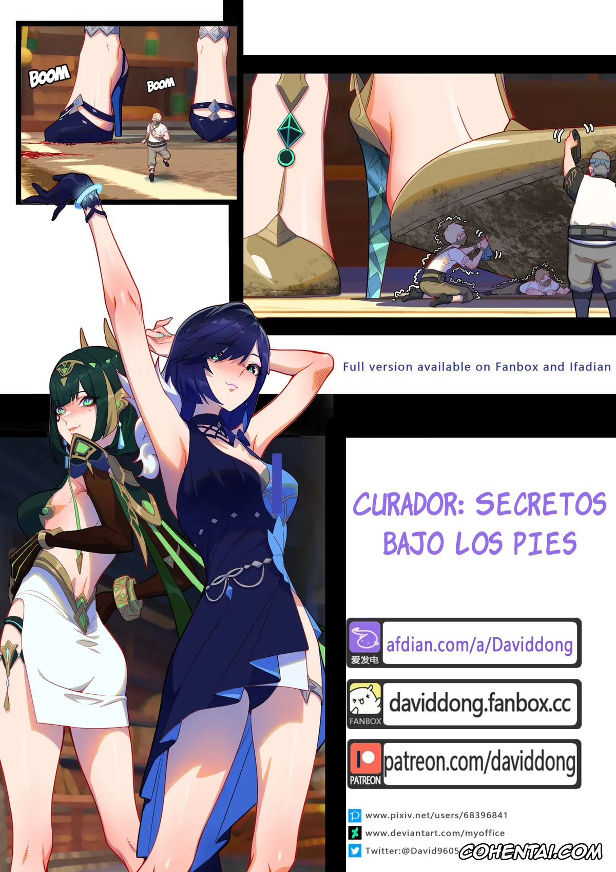 Genshin Impact xxx, Nefer xxx, Yelan xxx, Curatorium: Underfoot Secrets, pagina 1