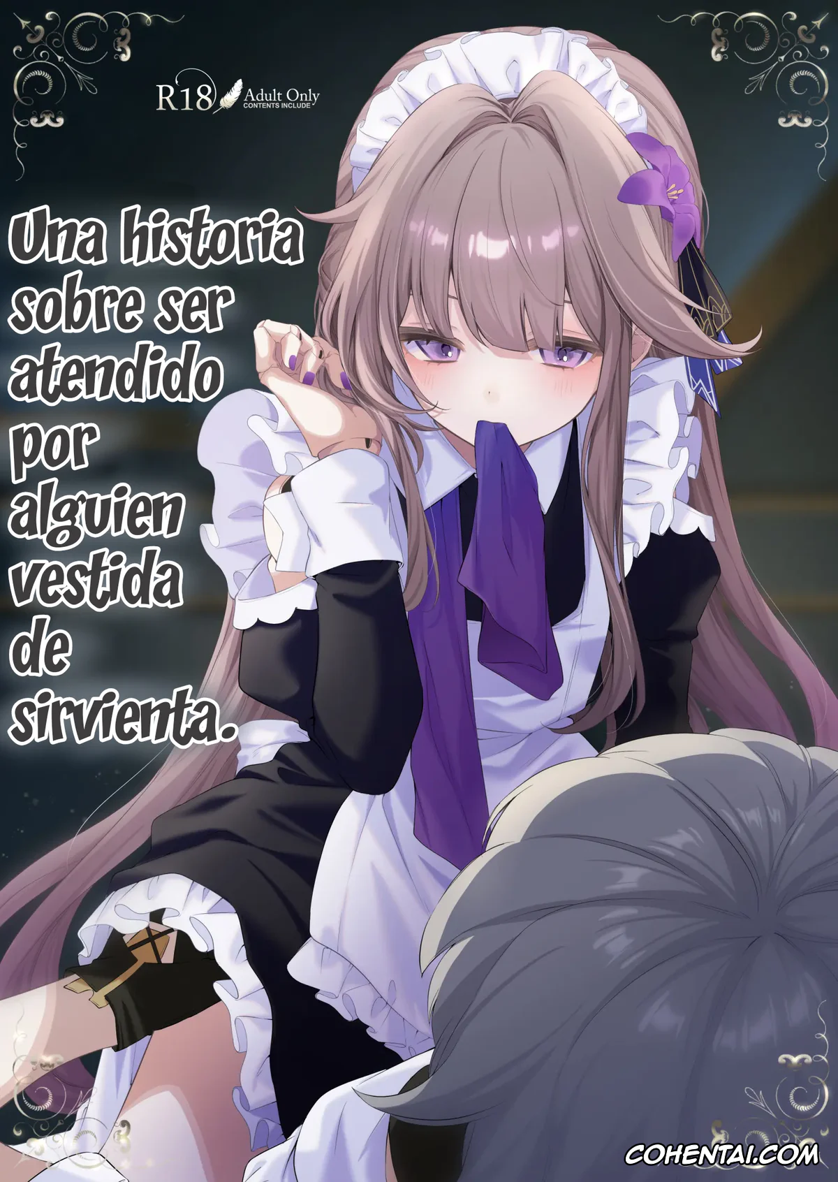 Honkai: Star Rail xxx, Caelus xxx, Herta xxx, Maid-fuku de Gohoushi Shite Morau Hanashi | Una historia sobre ser atendido por alguien vestida de sirvienta. (Honkai: Star Rail), pagina 1