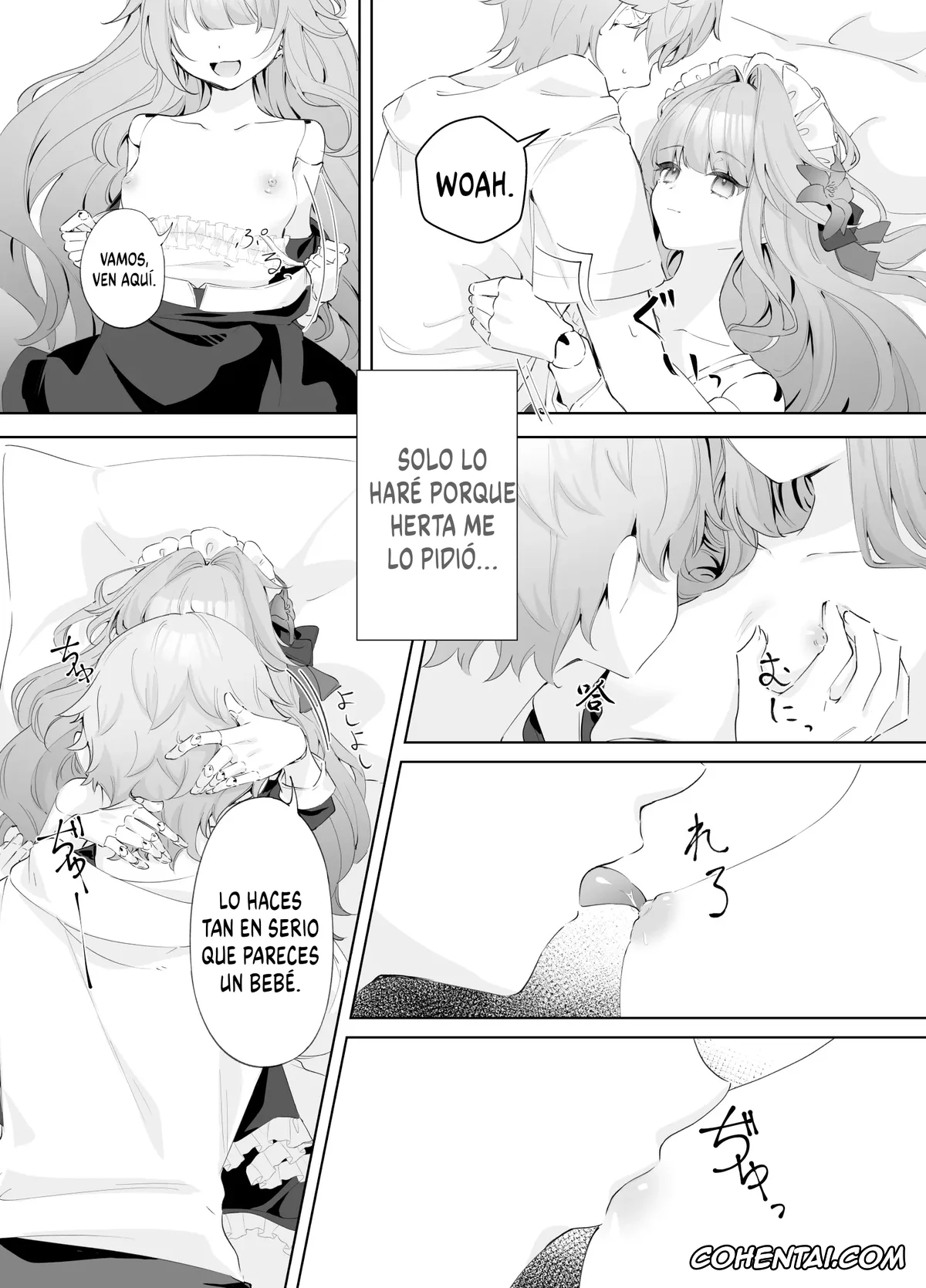 Honkai: Star Rail hentai, Caelus hentai, Herta hentai, Maid-fuku de Gohoushi Shite Morau Hanashi | Una historia sobre ser atendido por alguien vestida de sirvienta. (Honkai: Star Rail), pagina 12