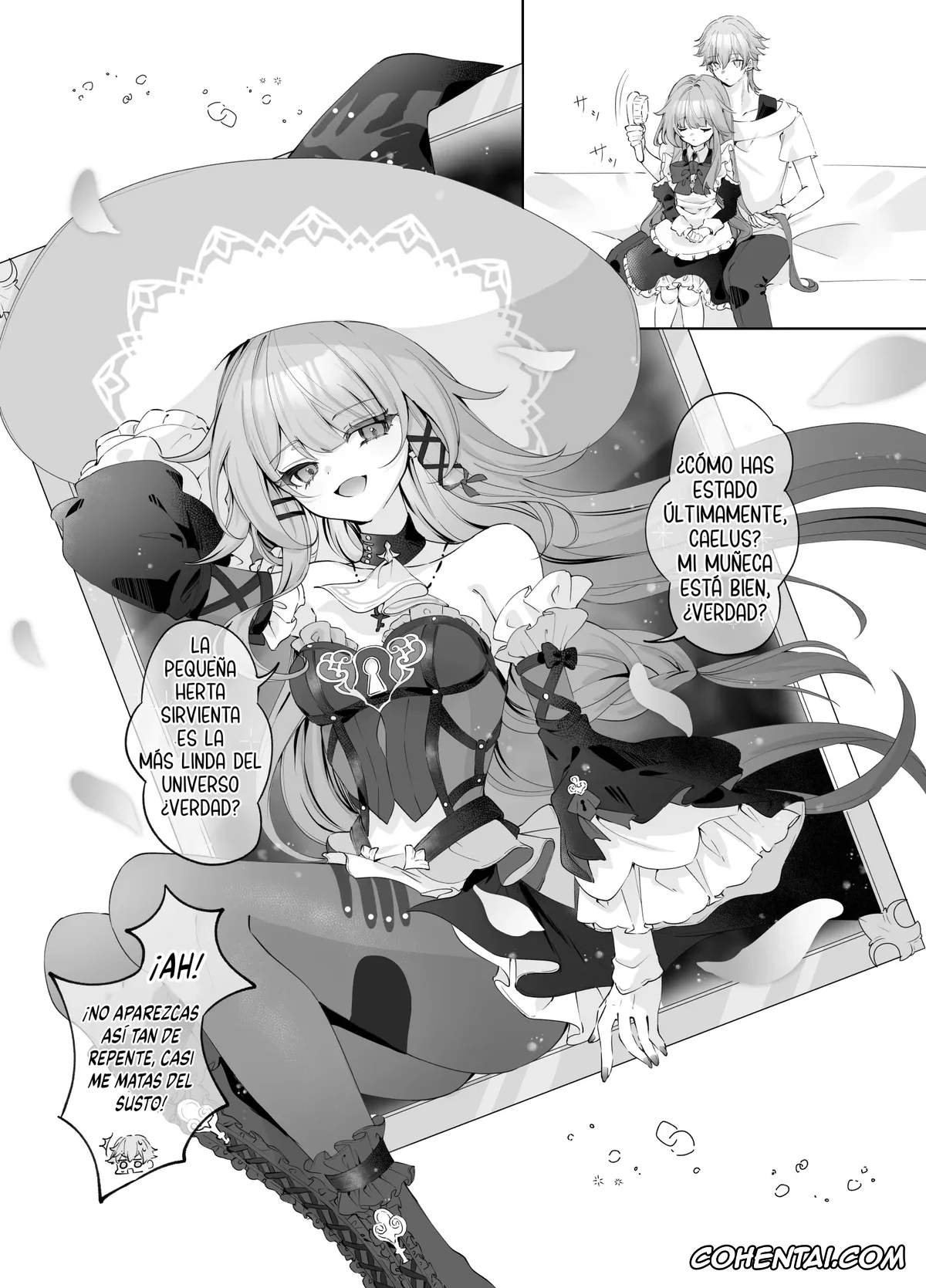 Honkai: Star Rail porno, Caelus porno, Herta porno, Maid-fuku de Gohoushi Shite Morau Hanashi | Una historia sobre ser atendido por alguien vestida de sirvienta. (Honkai: Star Rail), pagina 20
