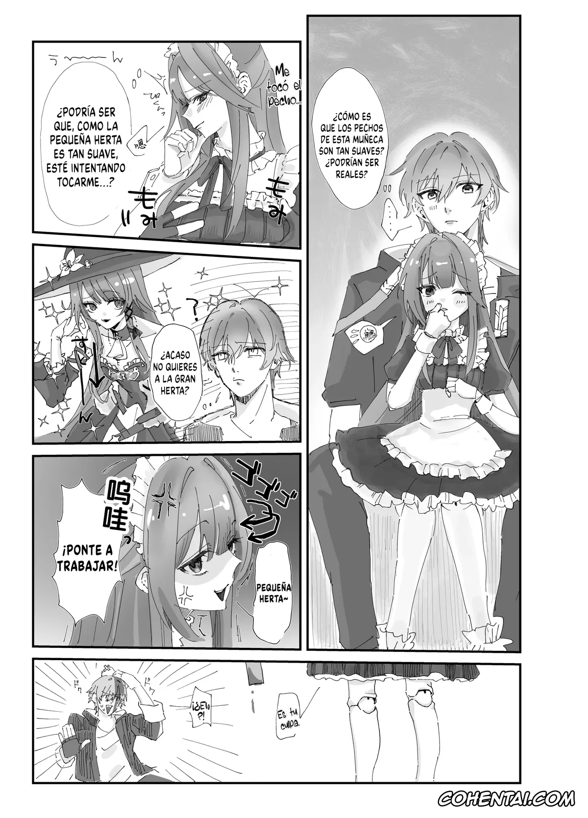 Honkai: Star Rail porno, Caelus porno, Herta porno, Maid-fuku de Gohoushi Shite Morau Hanashi | Una historia sobre ser atendido por alguien vestida de sirvienta. (Honkai: Star Rail), pagina 23