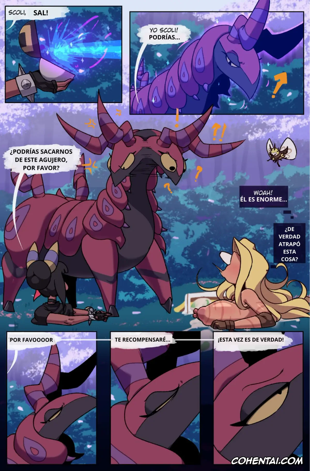 Pokemon | Pocket Monsters xxx, Diglett xxx, Scolipede xxx, Bug bite, Chapter 2, The diglett’s nest, pagina 40