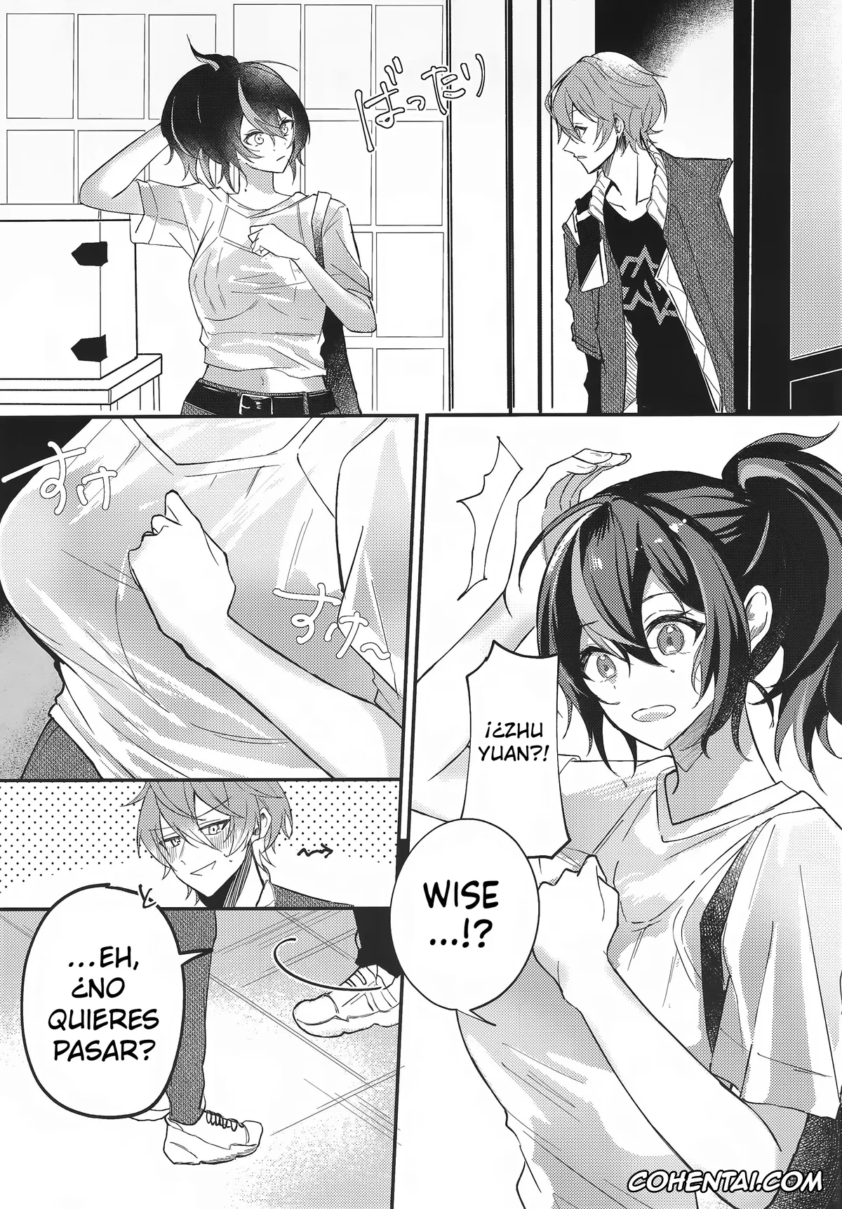 Zenless Zone Zero xxx, Wise xxx, Zhu Yuan xxx, Amayadori wa Taion de. – Under the rain. (Zenless Zone Zero), pagina 4