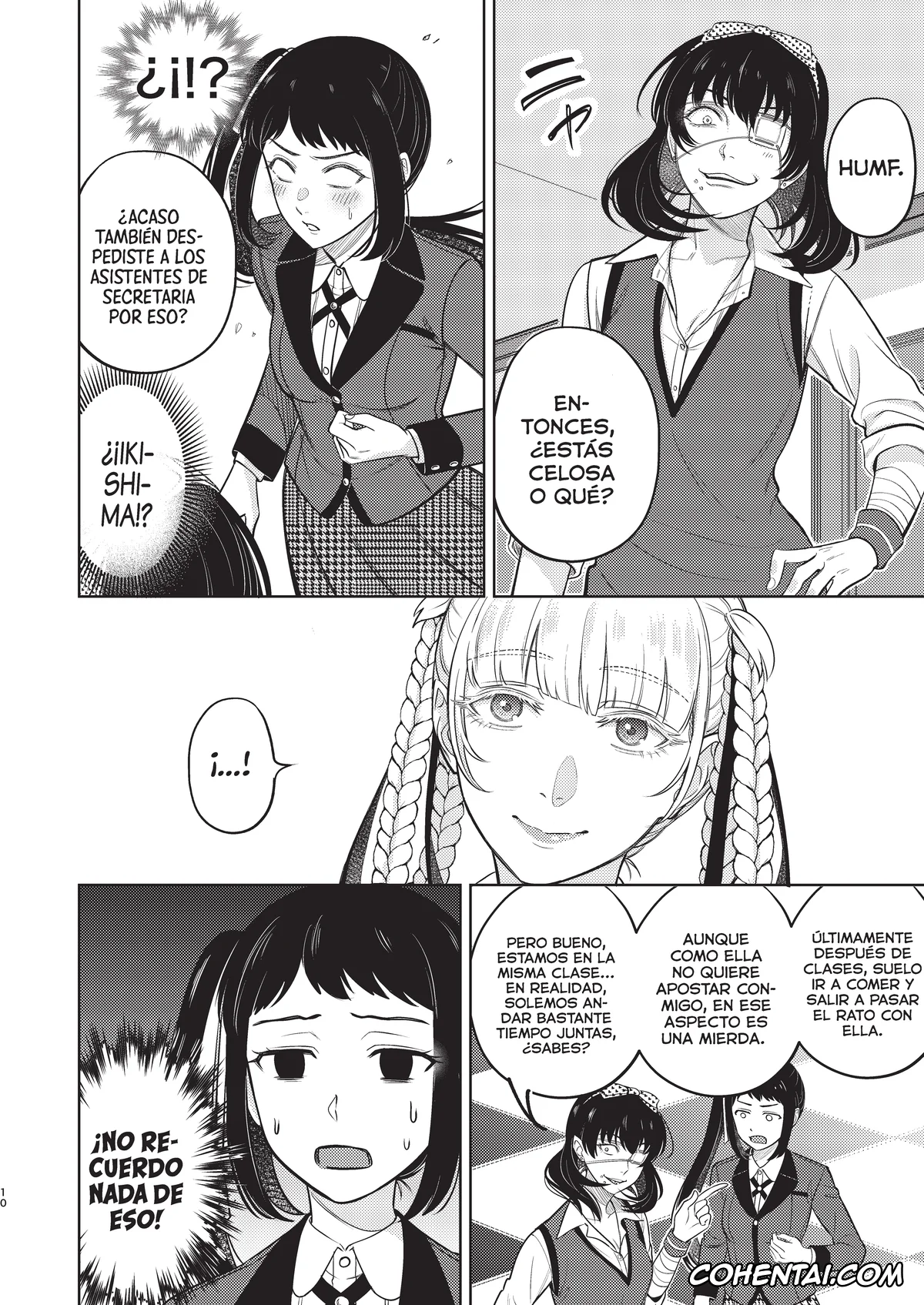 Kakegurui hentai, Kirari Momobami hentai, Midari Ikishima hentai, Sayaka Igarashi hentai, Kawaii hito (Kakegurui), pagina 9