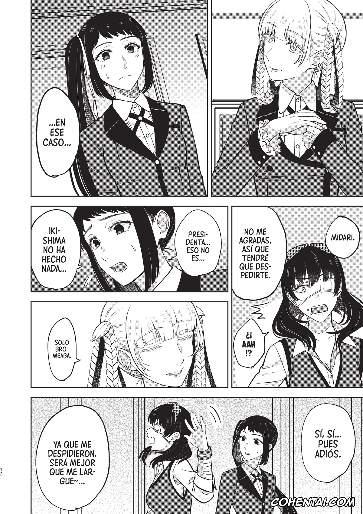 Kakegurui porno, Kirari Momobami porno, Midari Ikishima porno, Sayaka Igarashi porno, Kawaii hito (Kakegurui), pagina 11