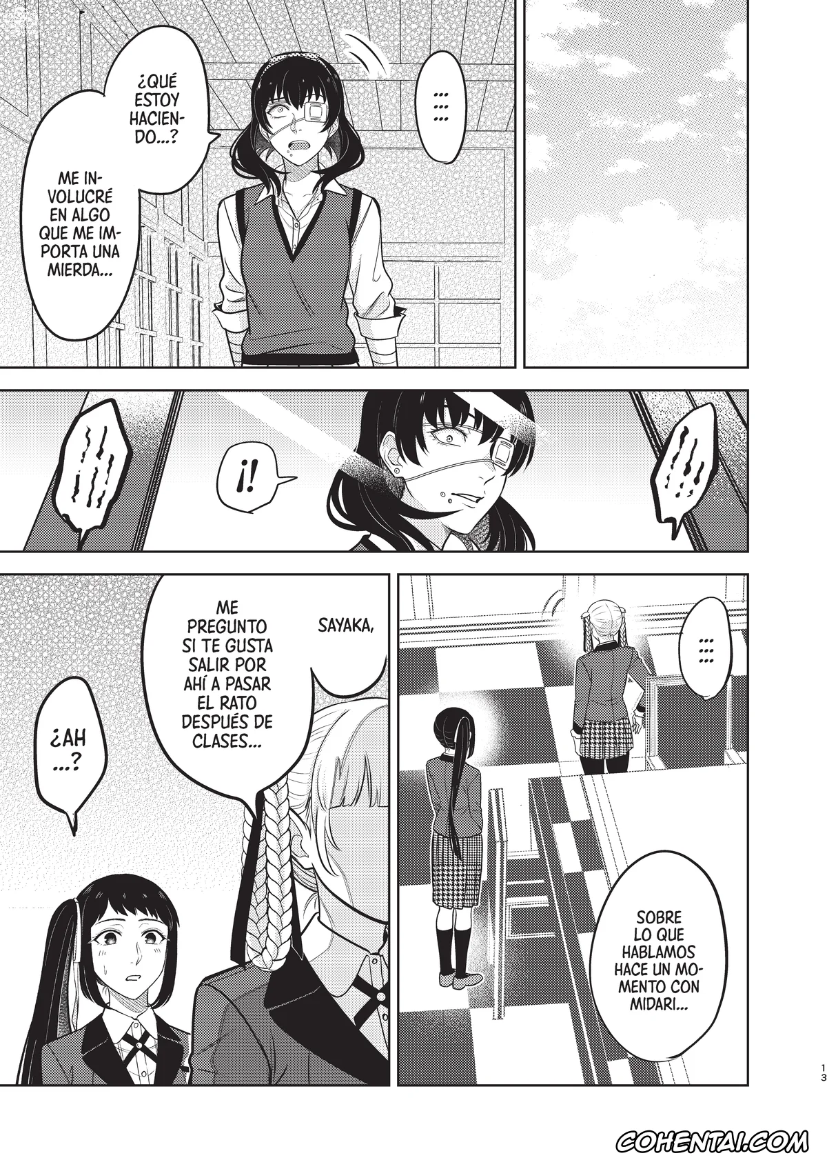 Kakegurui hentai, Kirari Momobami hentai, Midari Ikishima hentai, Sayaka Igarashi hentai, Kawaii hito (Kakegurui), pagina 12