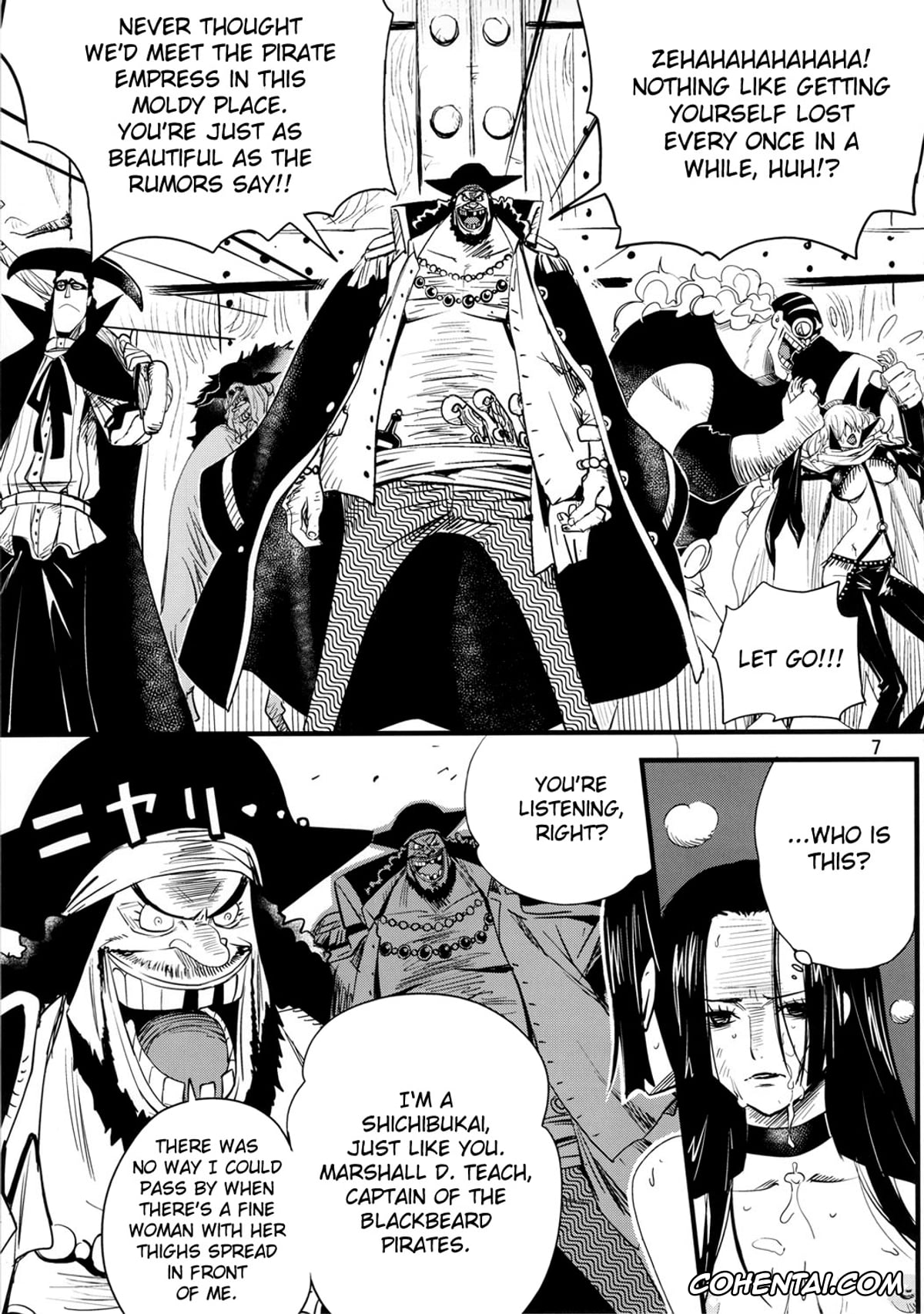 One Piece hentai, Boa Hancock hentai, Marshall D. Teach | Blackbeard hentai, Sadi-chan hentai, Zoku Onnagoroshi Hebi no Jigoku (One Piece), pagina 6