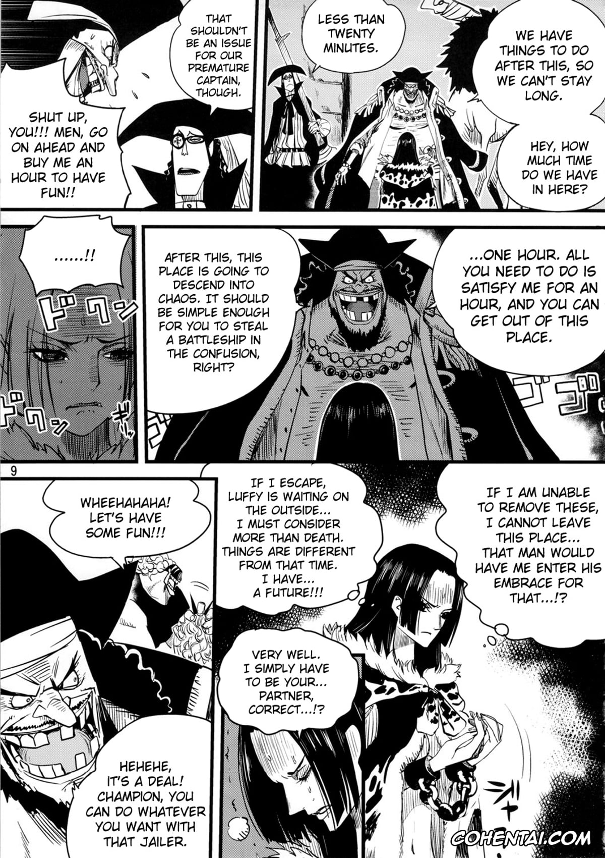 One Piece porno, Boa Hancock porno, Marshall D. Teach | Blackbeard porno, Sadi-chan porno, Zoku Onnagoroshi Hebi no Jigoku (One Piece), pagina 8