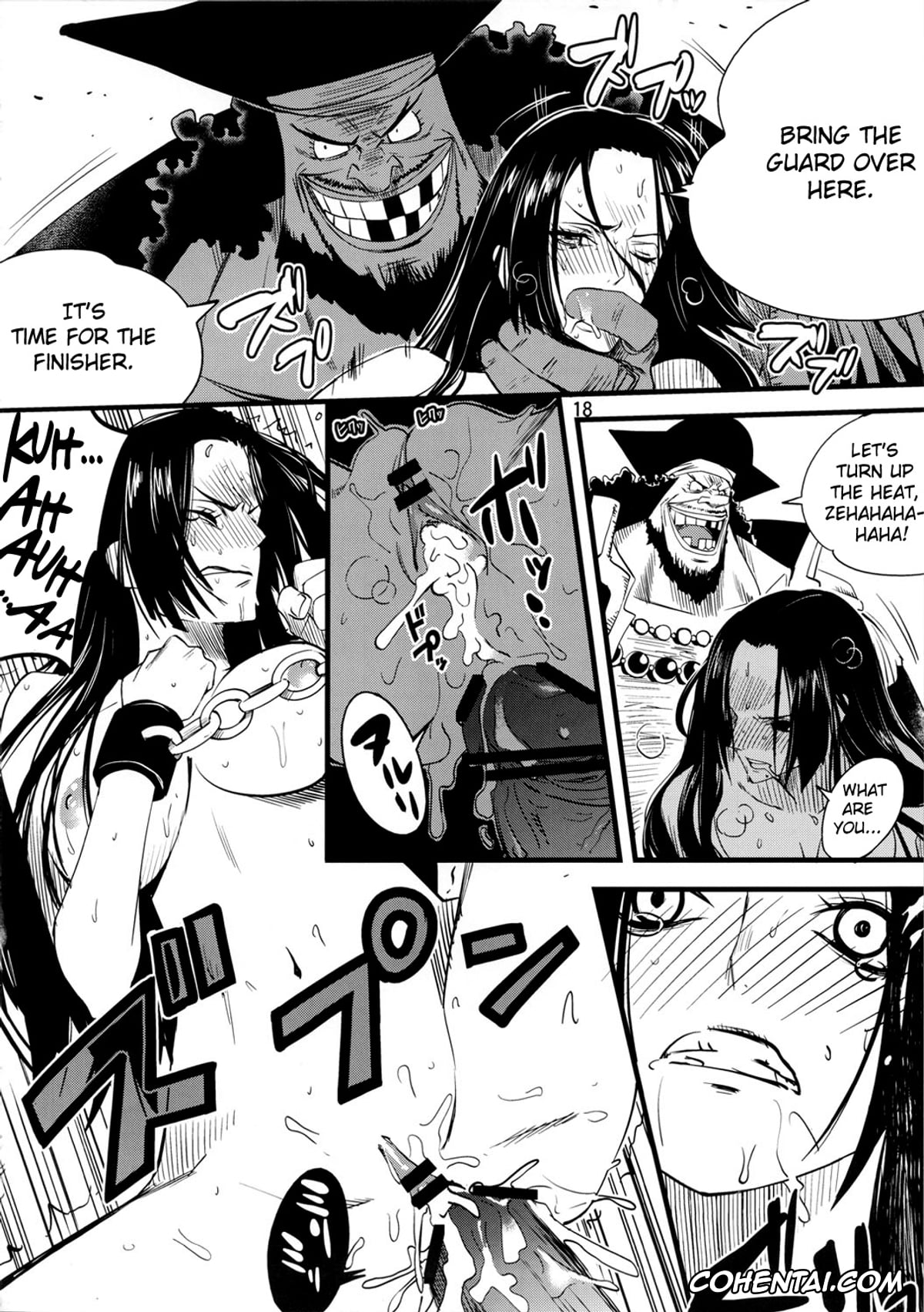 One Piece porno, Boa Hancock porno, Marshall D. Teach | Blackbeard porno, Sadi-chan porno, Zoku Onnagoroshi Hebi no Jigoku (One Piece), pagina 17